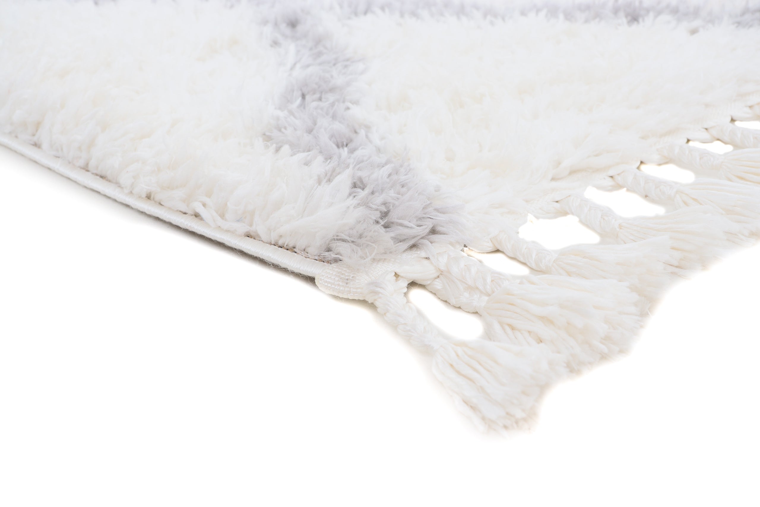 Hochflorteppich Edda Weiß