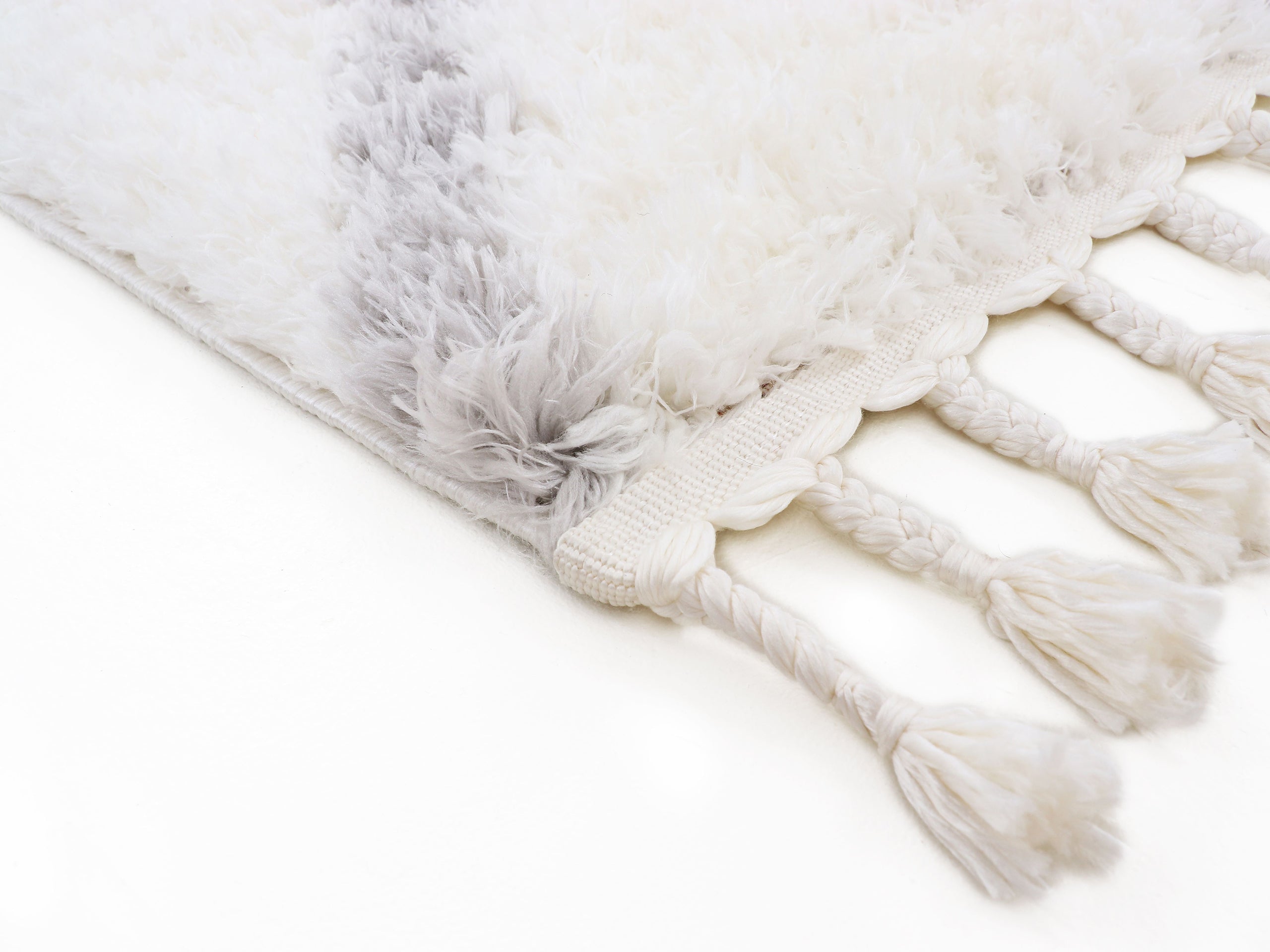 Hochflorteppich Edda Weiß