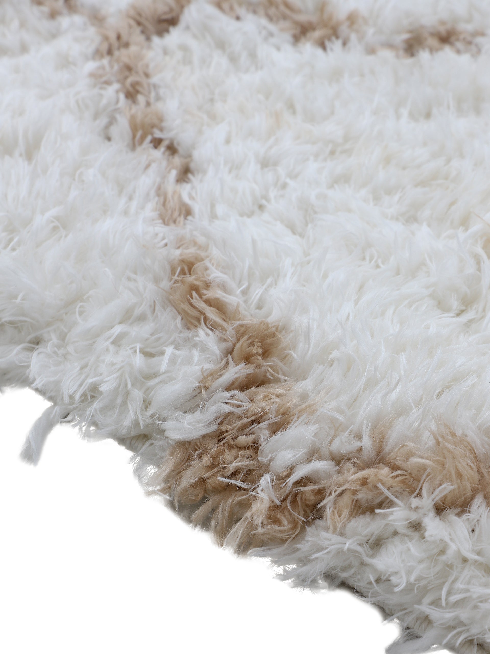 Hochflorteppich Eddy Beige