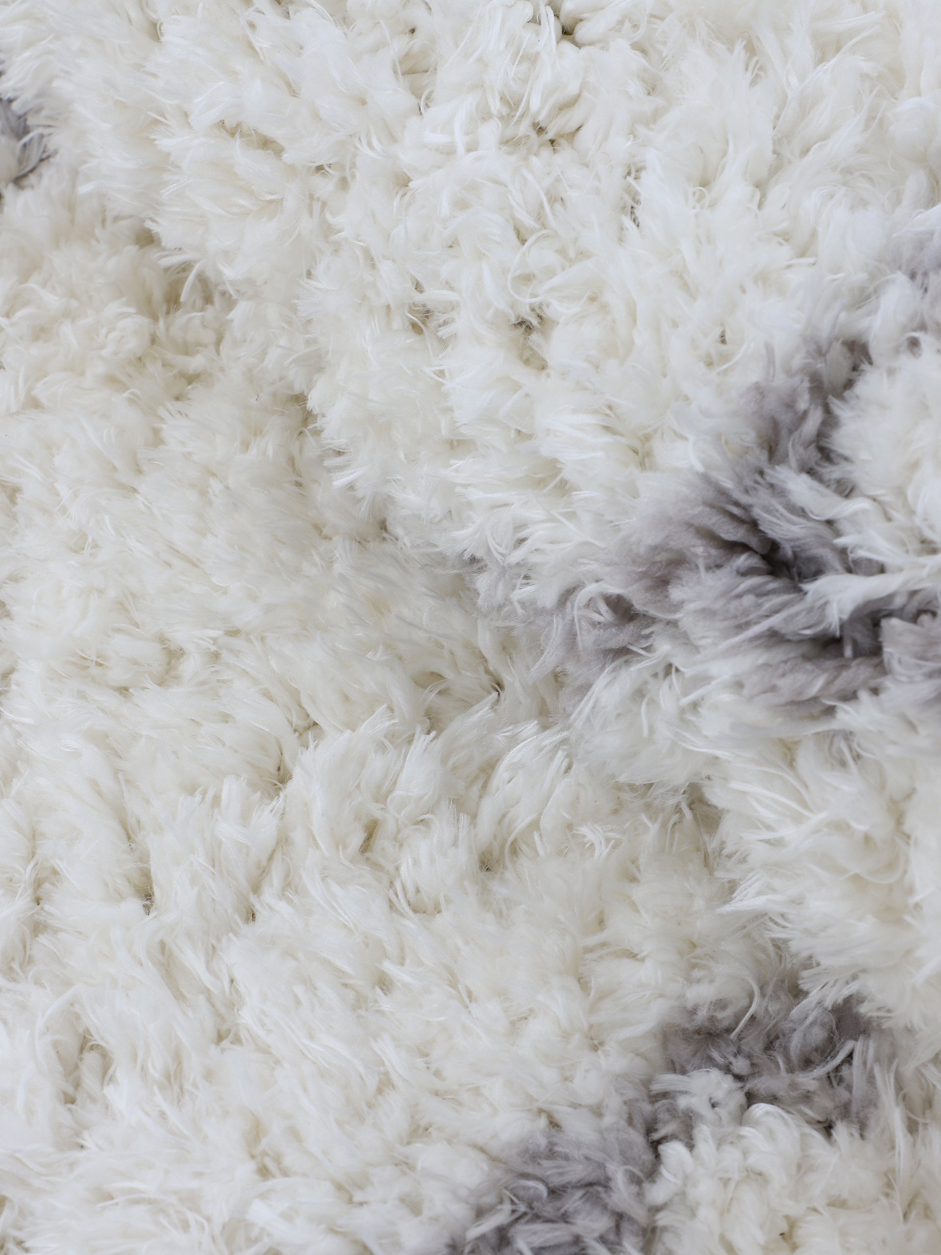 Hochflorteppich Eddy Weiß