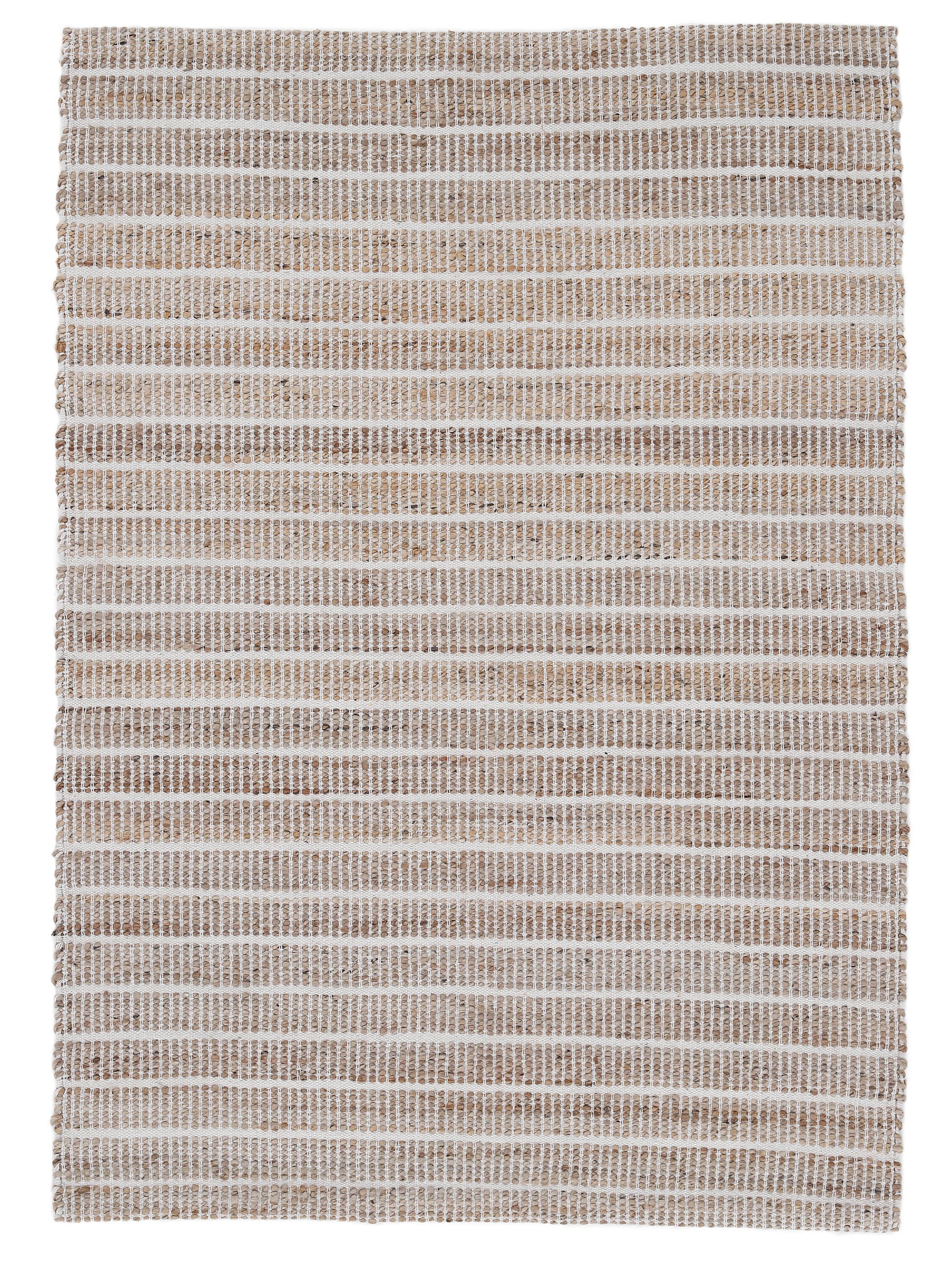 Juteteppich Lara Weiß