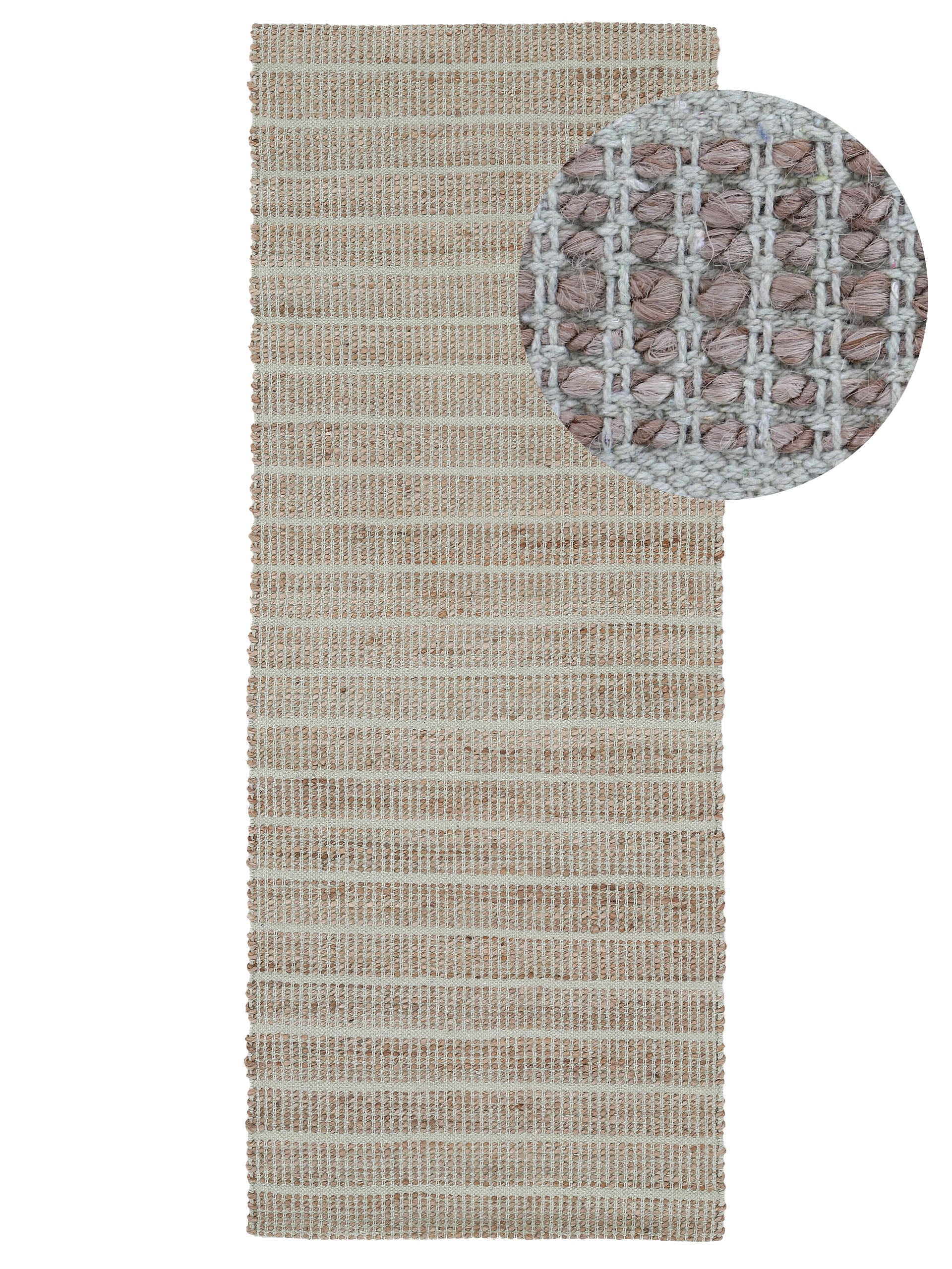 Juteteppich Lara Läufer Grün