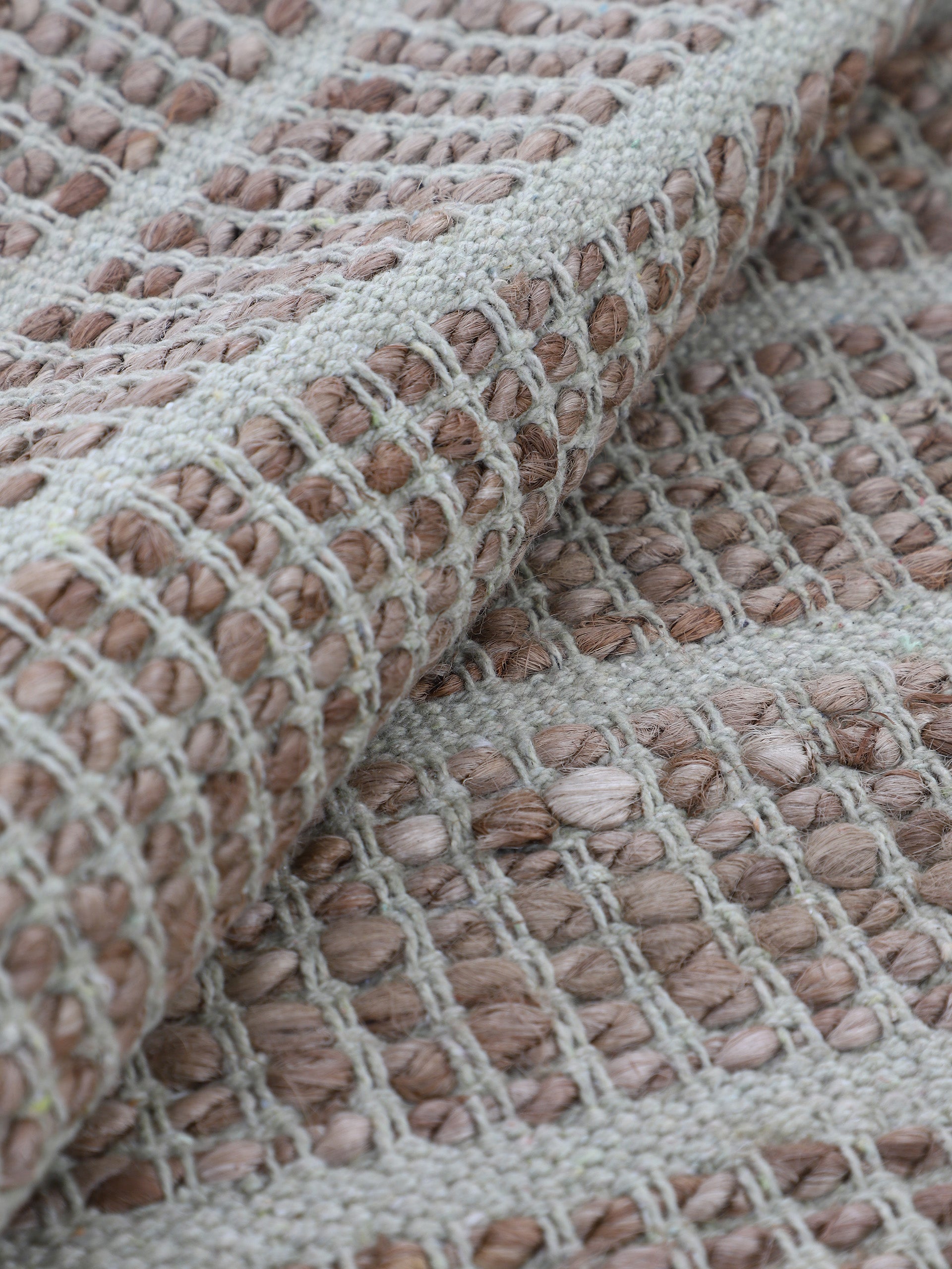 Juteteppich Lara Läufer Grün