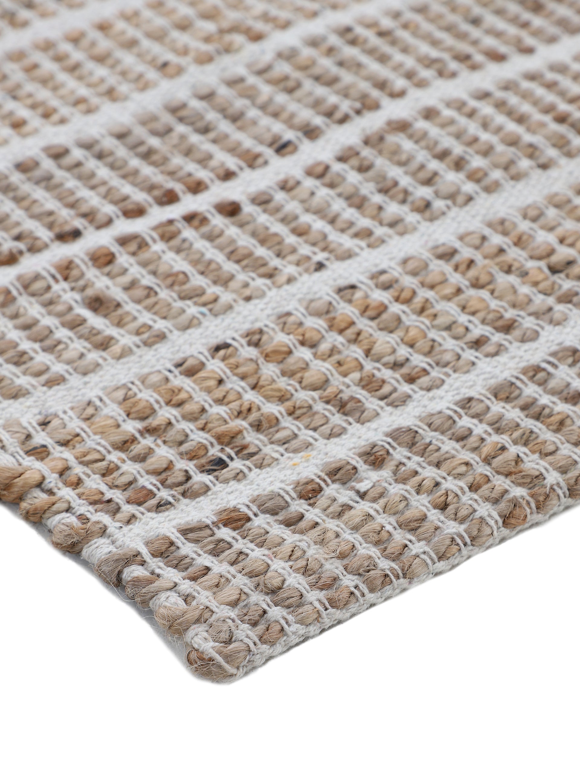 Juteteppich Lara Läufer Weiß