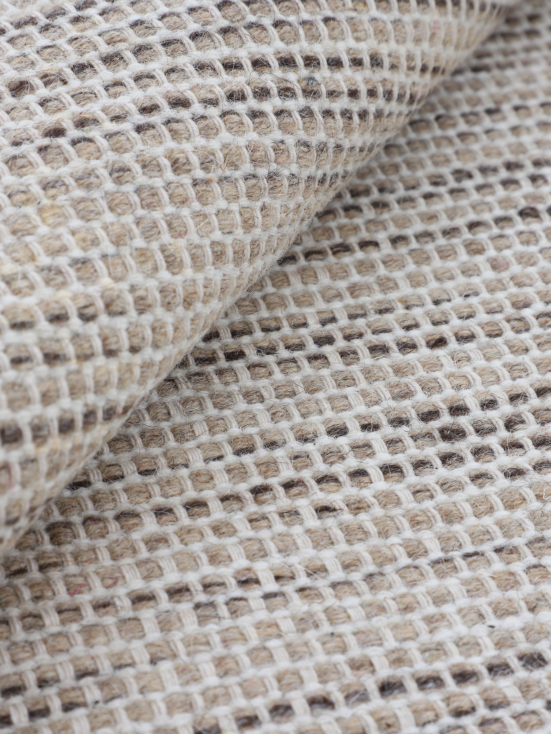 Wollteppich Mona Läufer Taupe