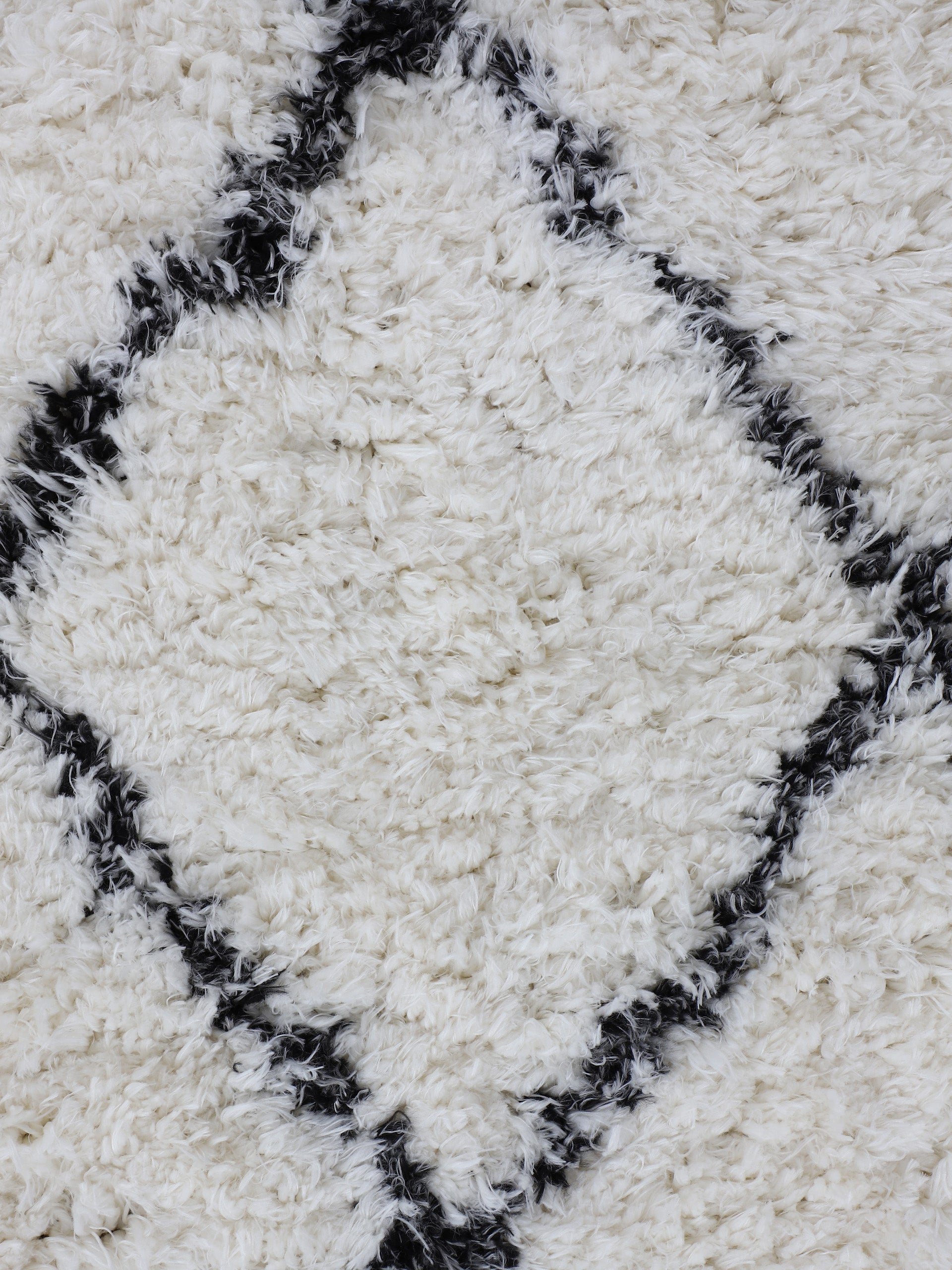 Hochflorteppich Eddy Läufer Schwarz