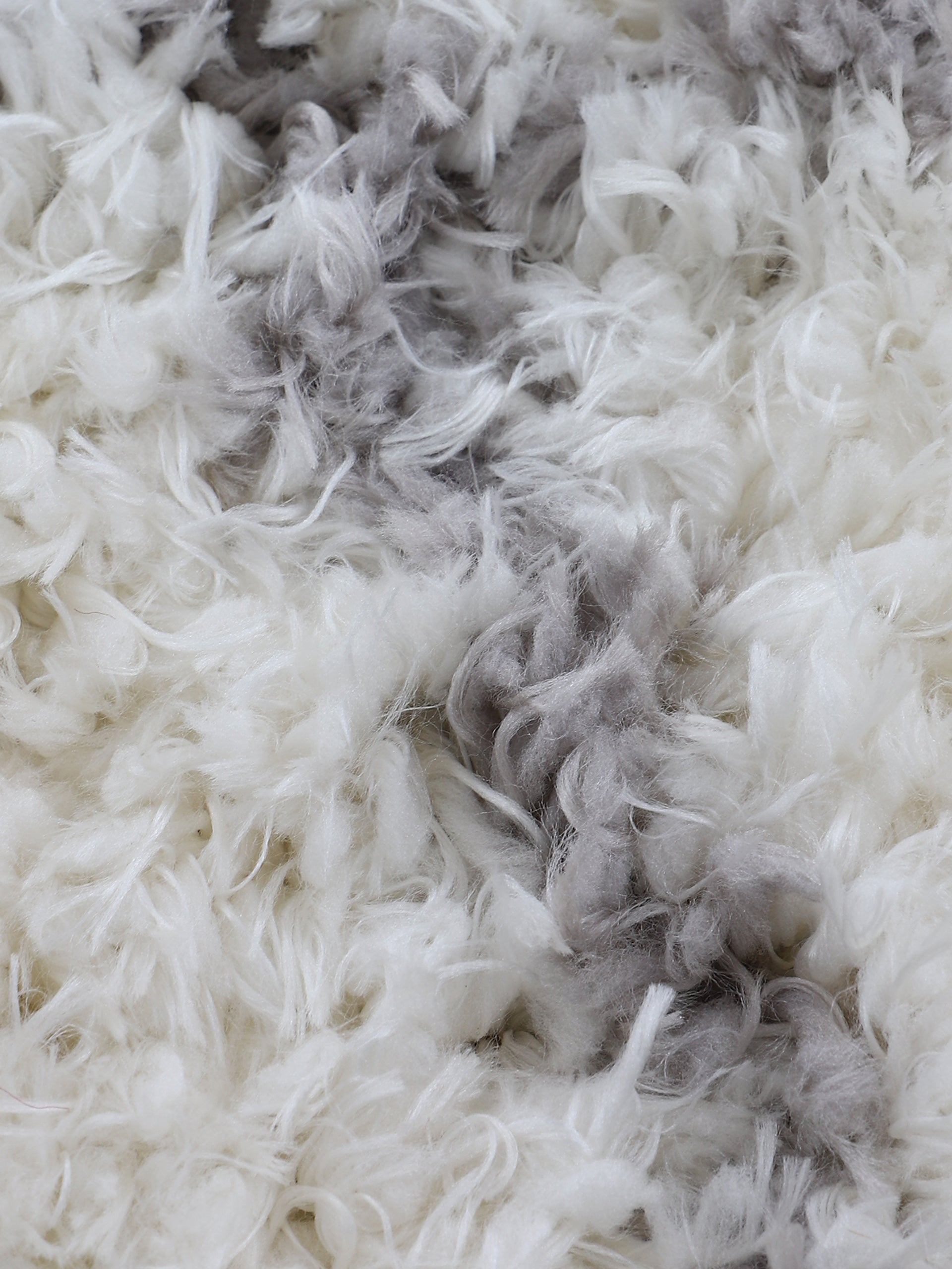 Hochflorteppich Eddy Rund Weiß