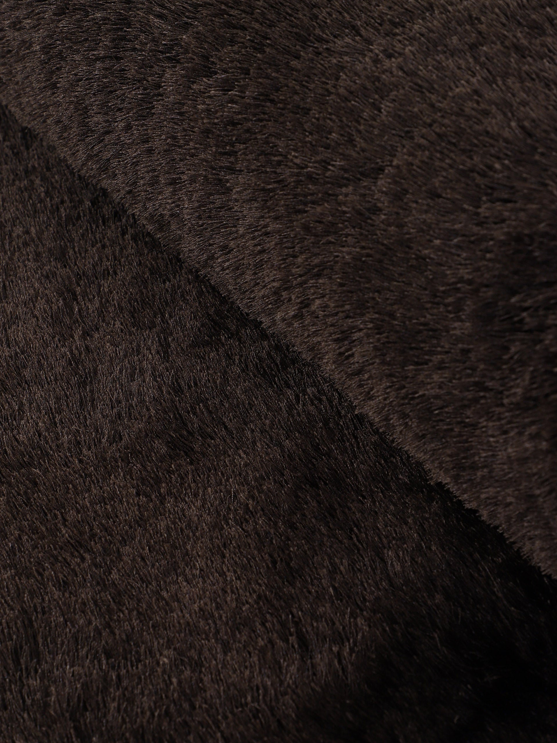 Hochflorteppich Breeze Läufer Dunkelbraun