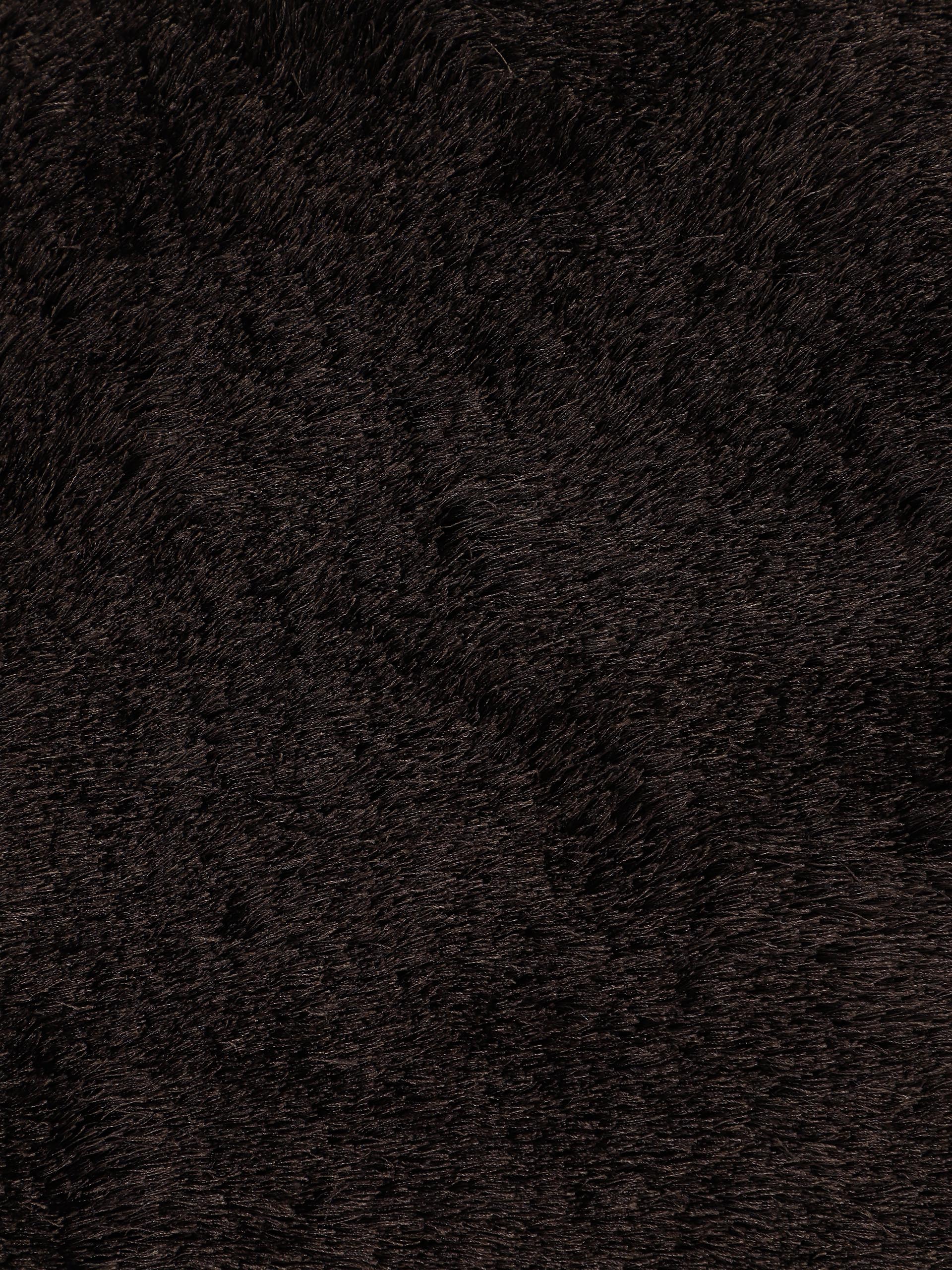 Hochflorteppich Breeze Läufer Dunkelbraun