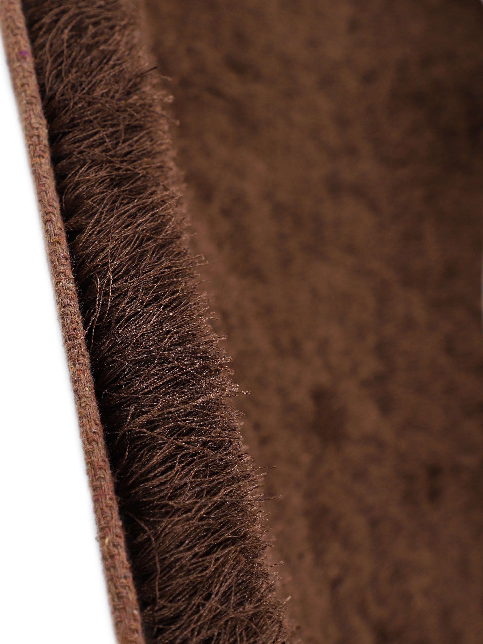 Hochflorteppich Breeze Läufer Dunkelbraun