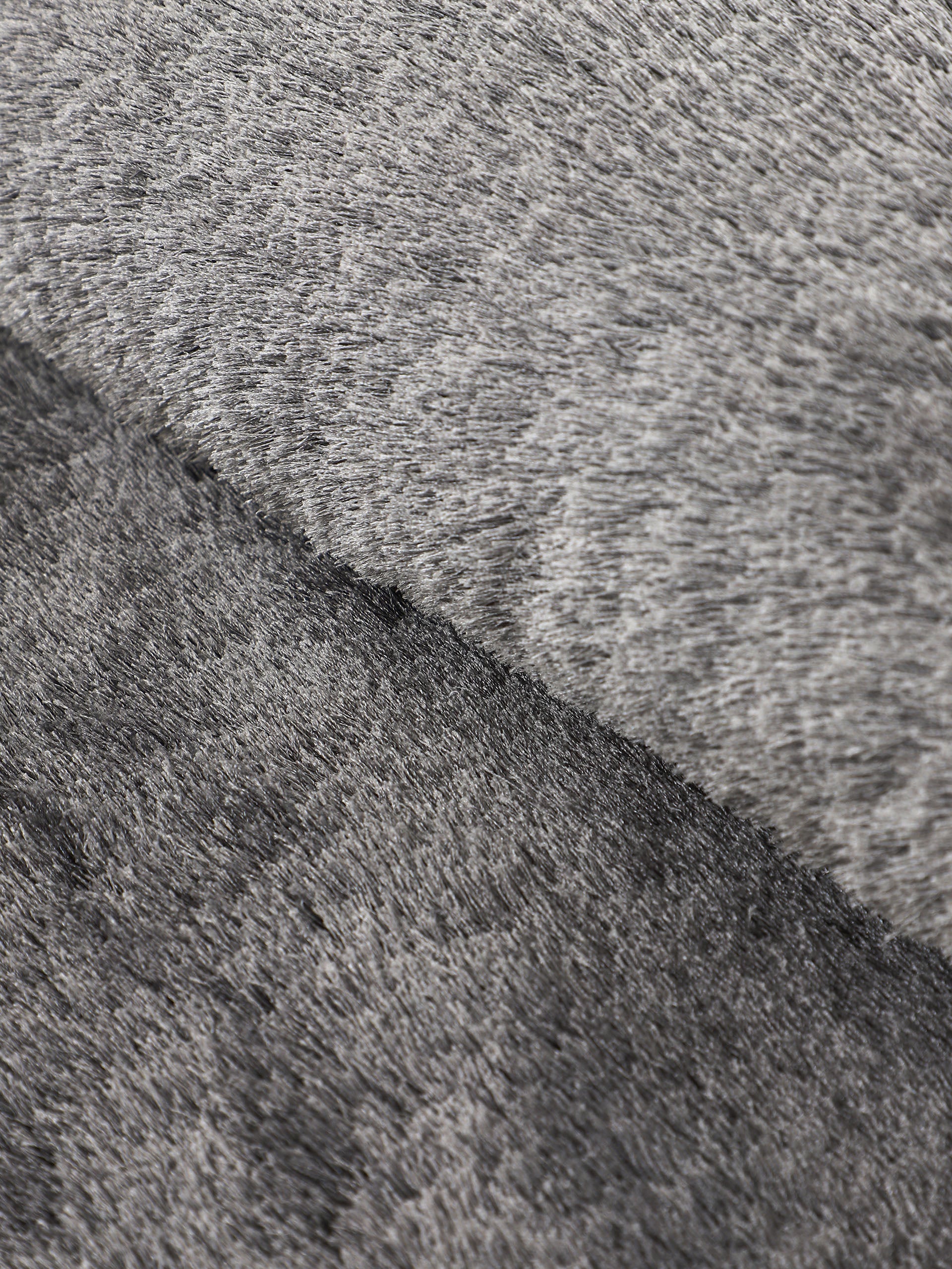 Hochflorteppich Breeze Rund Dunkelgrau