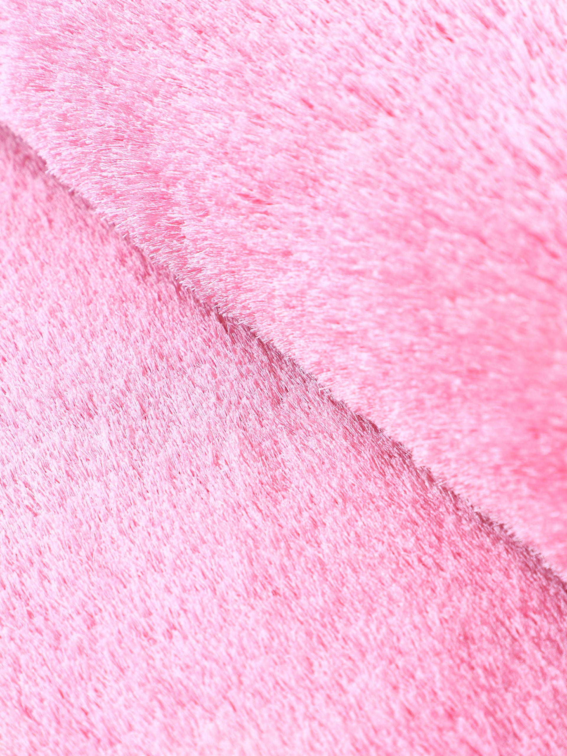 Hochflorteppich Breeze Rund Rosa