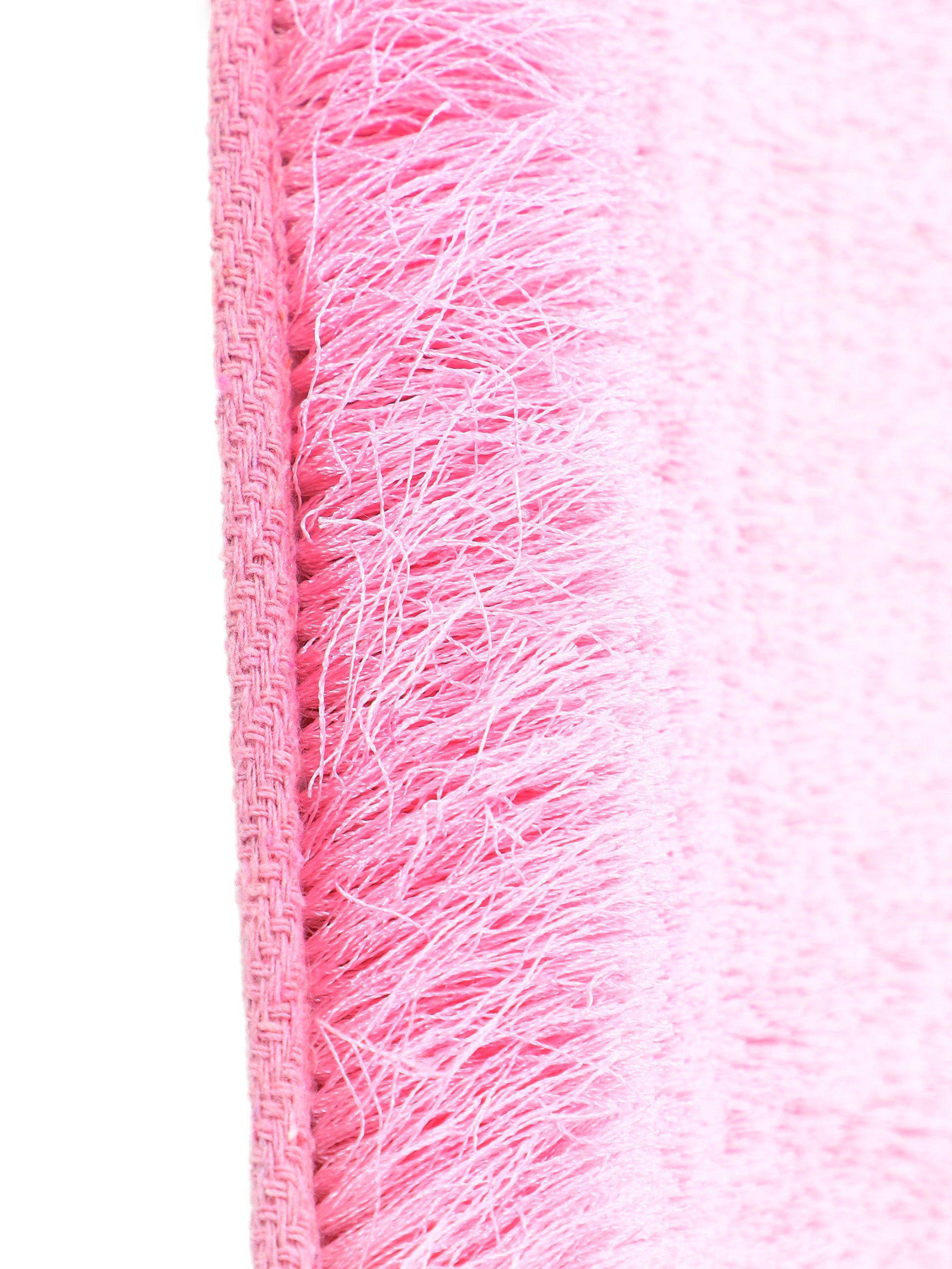 Hochflorteppich Breeze Rund Rosa