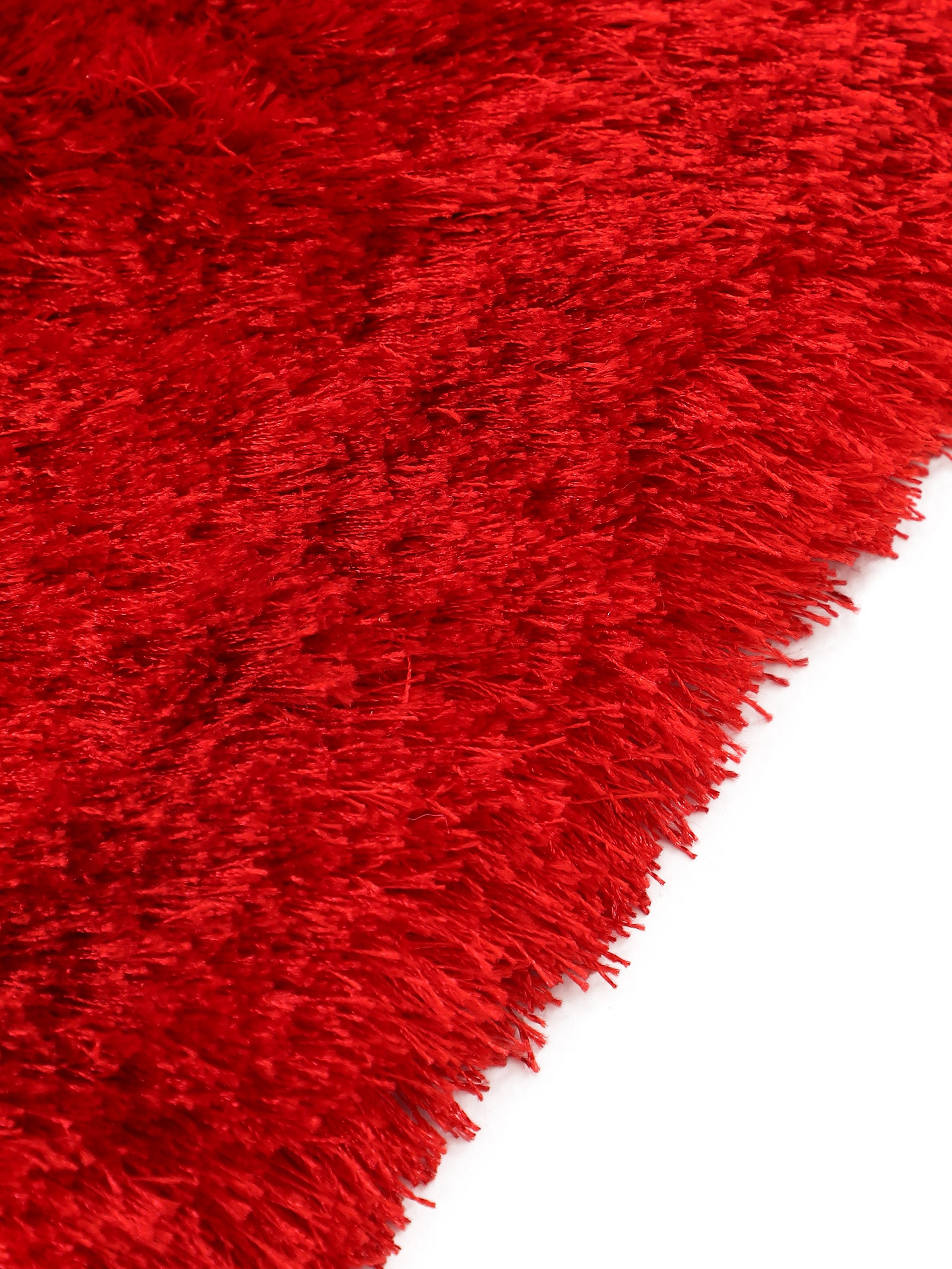 Hochflorteppich Breeze Rund Rot