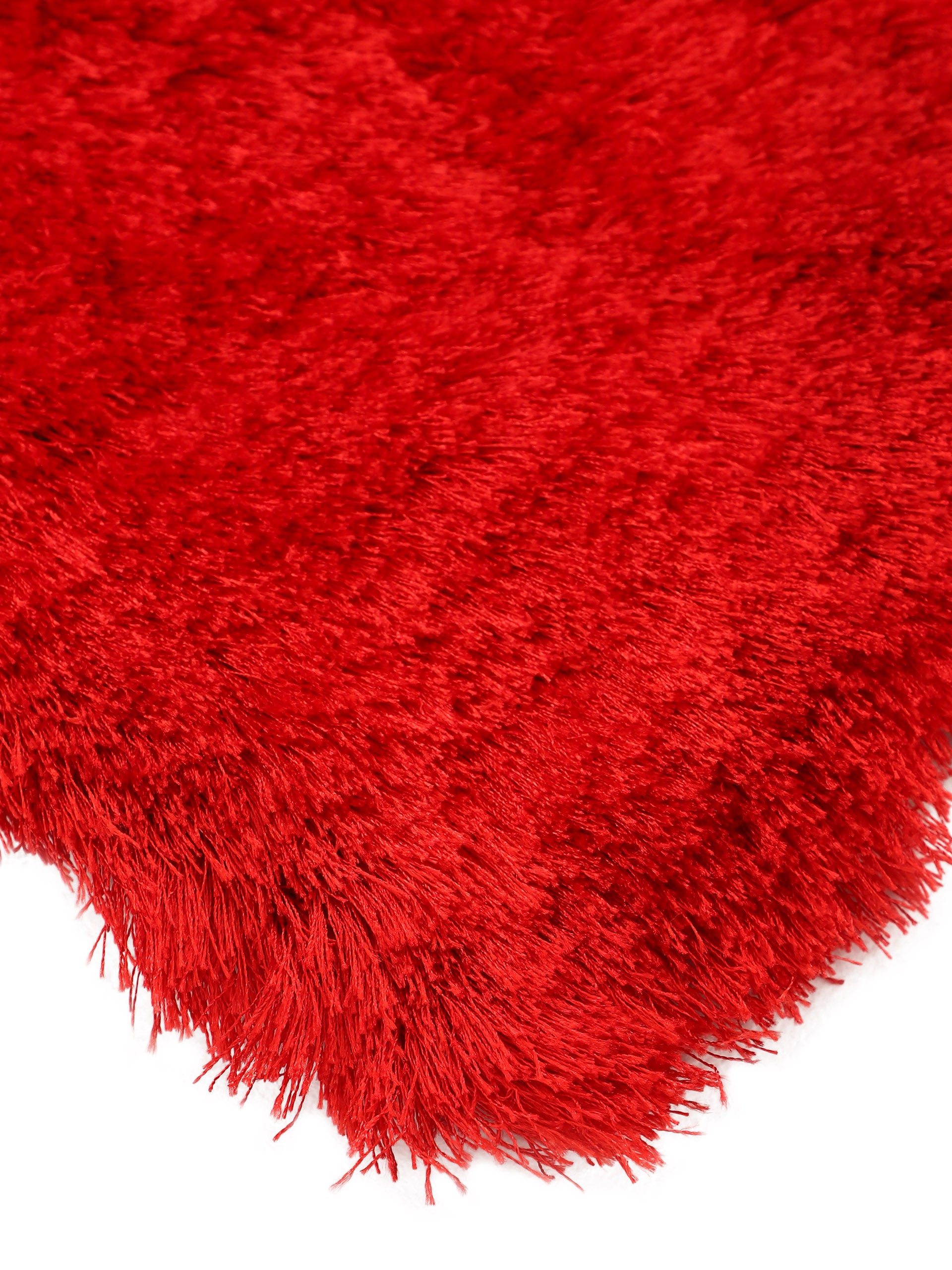 Hochflorteppich Breeze Rund Rot