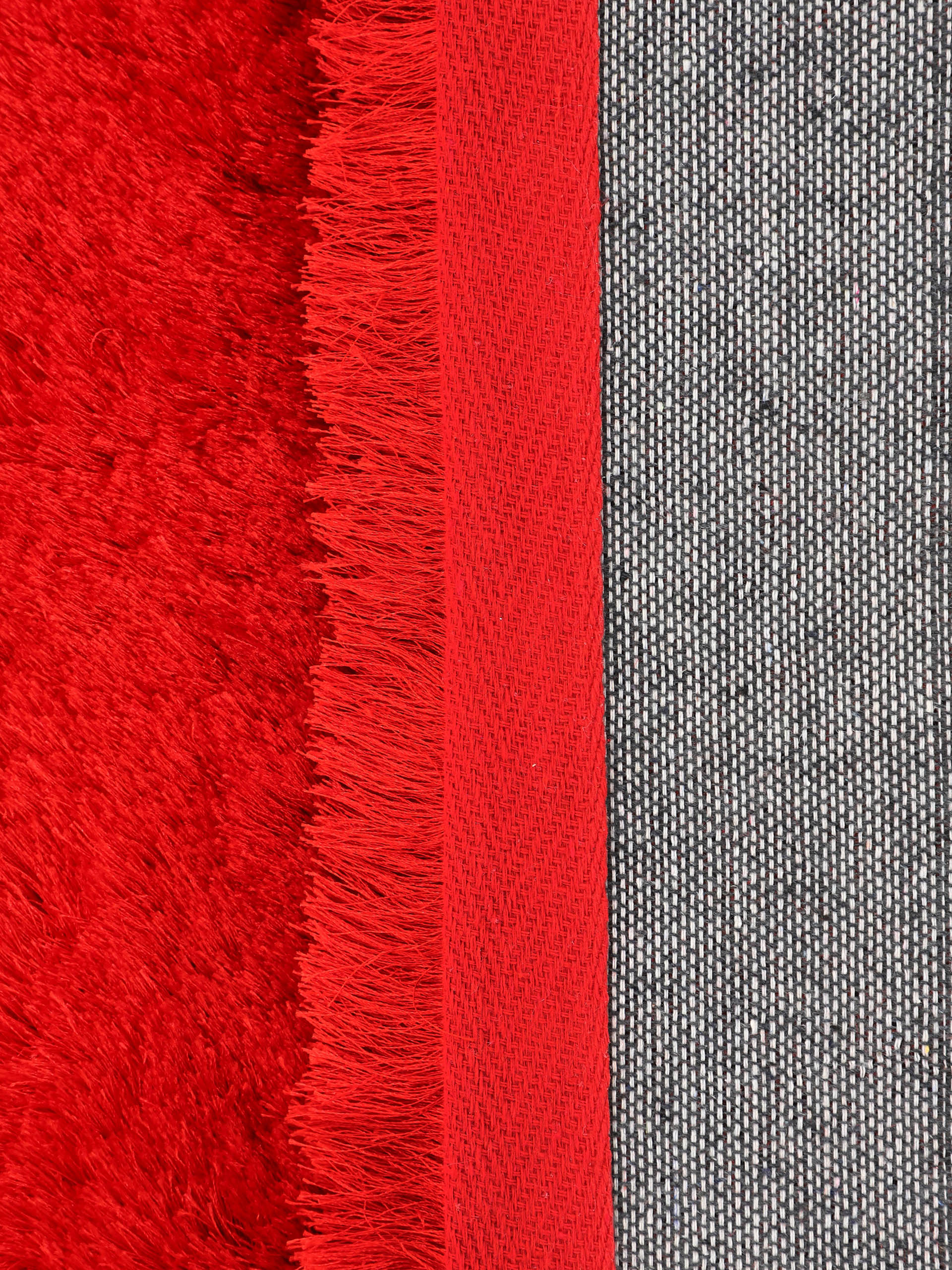 Hochflorteppich Breeze Rund Rot