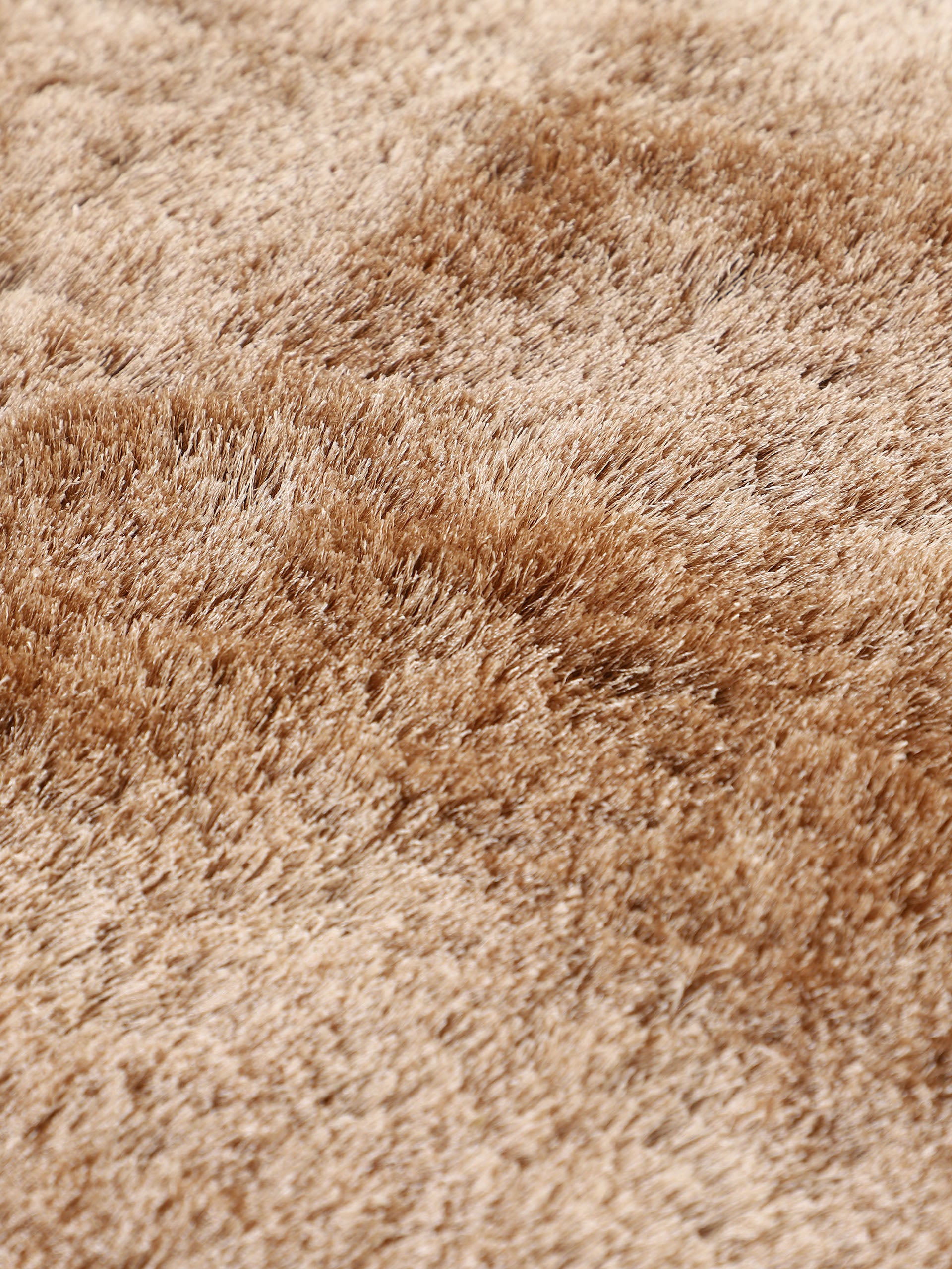 Hochflorteppich Breeze Quadratisch Beige