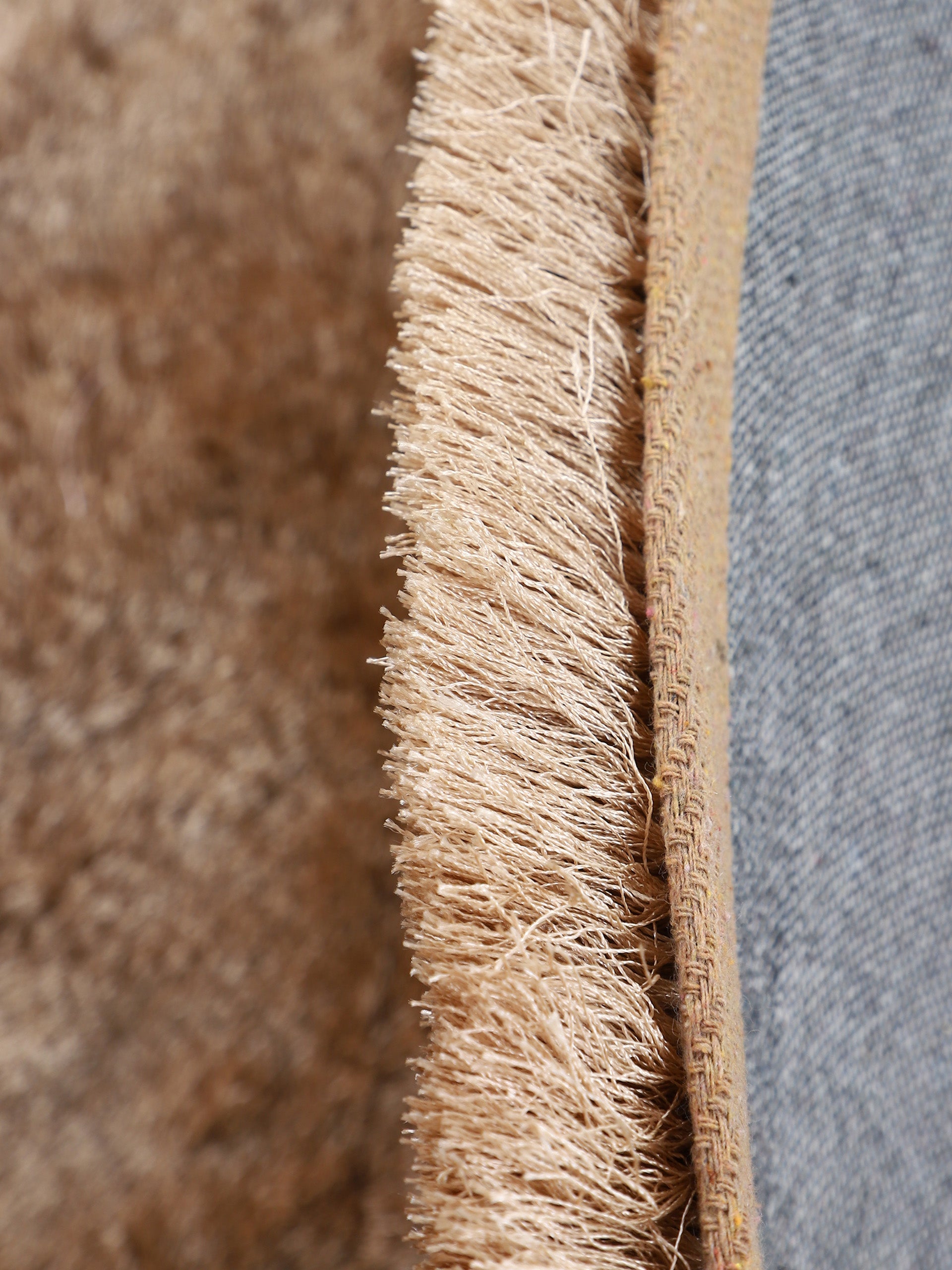 Hochflorteppich Breeze Quadratisch Beige