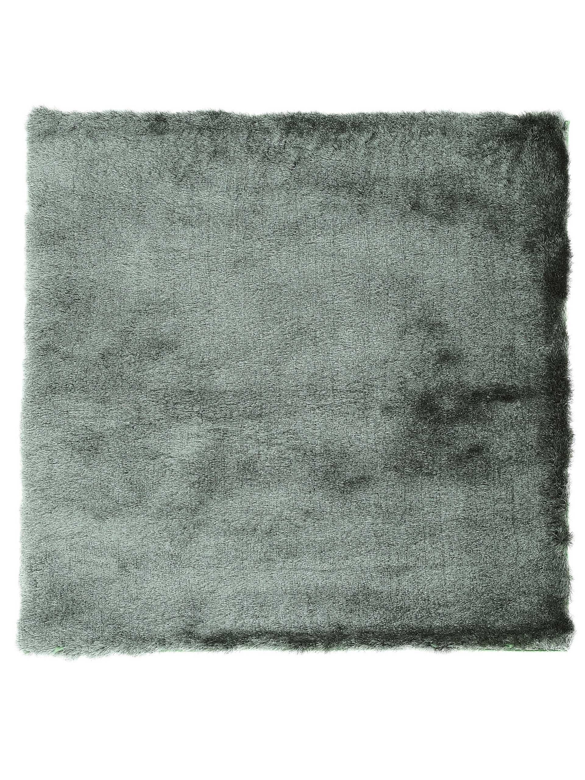 Hochflorteppich Breeze Quadratisch Grün