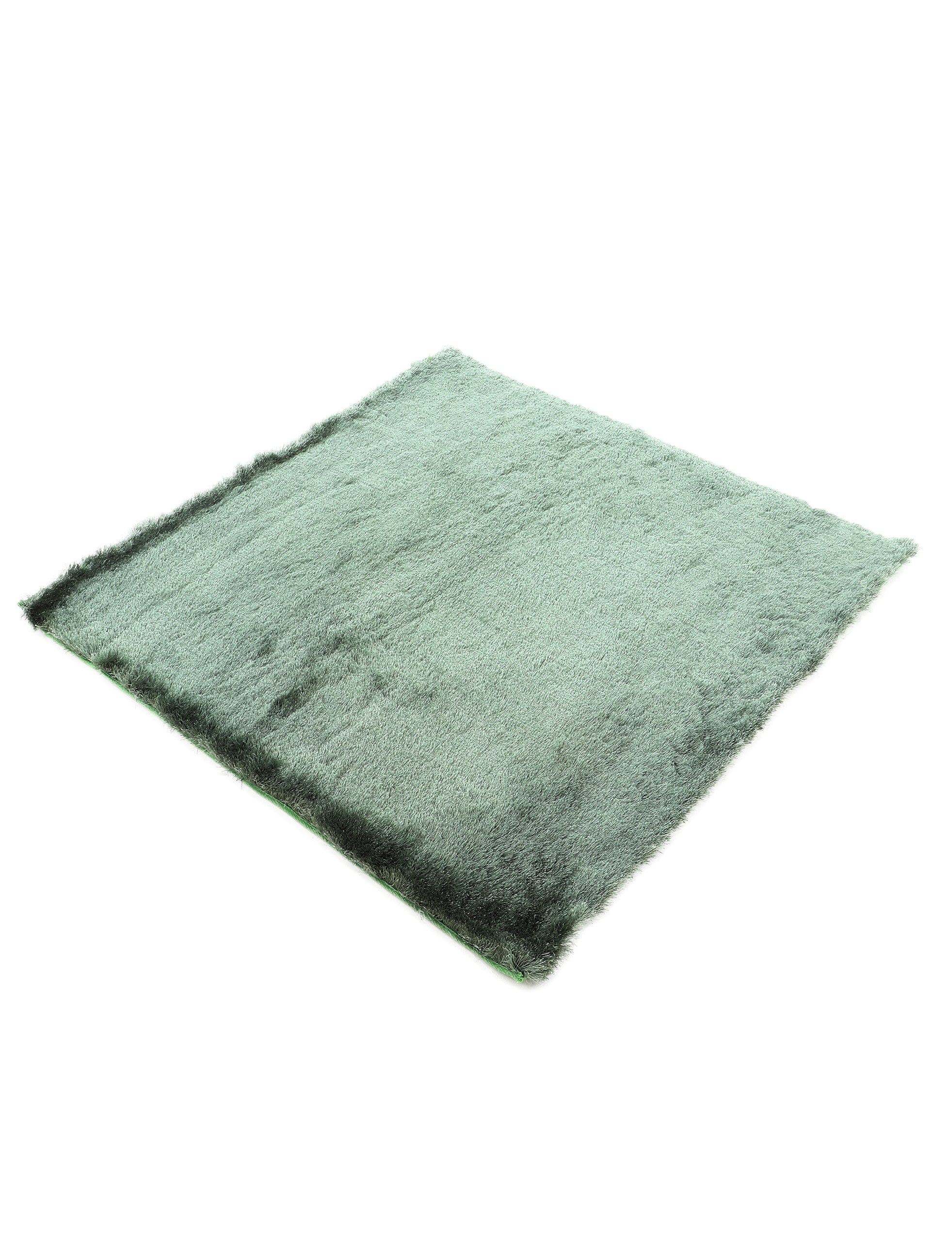 Hochflorteppich Breeze Quadratisch Grün