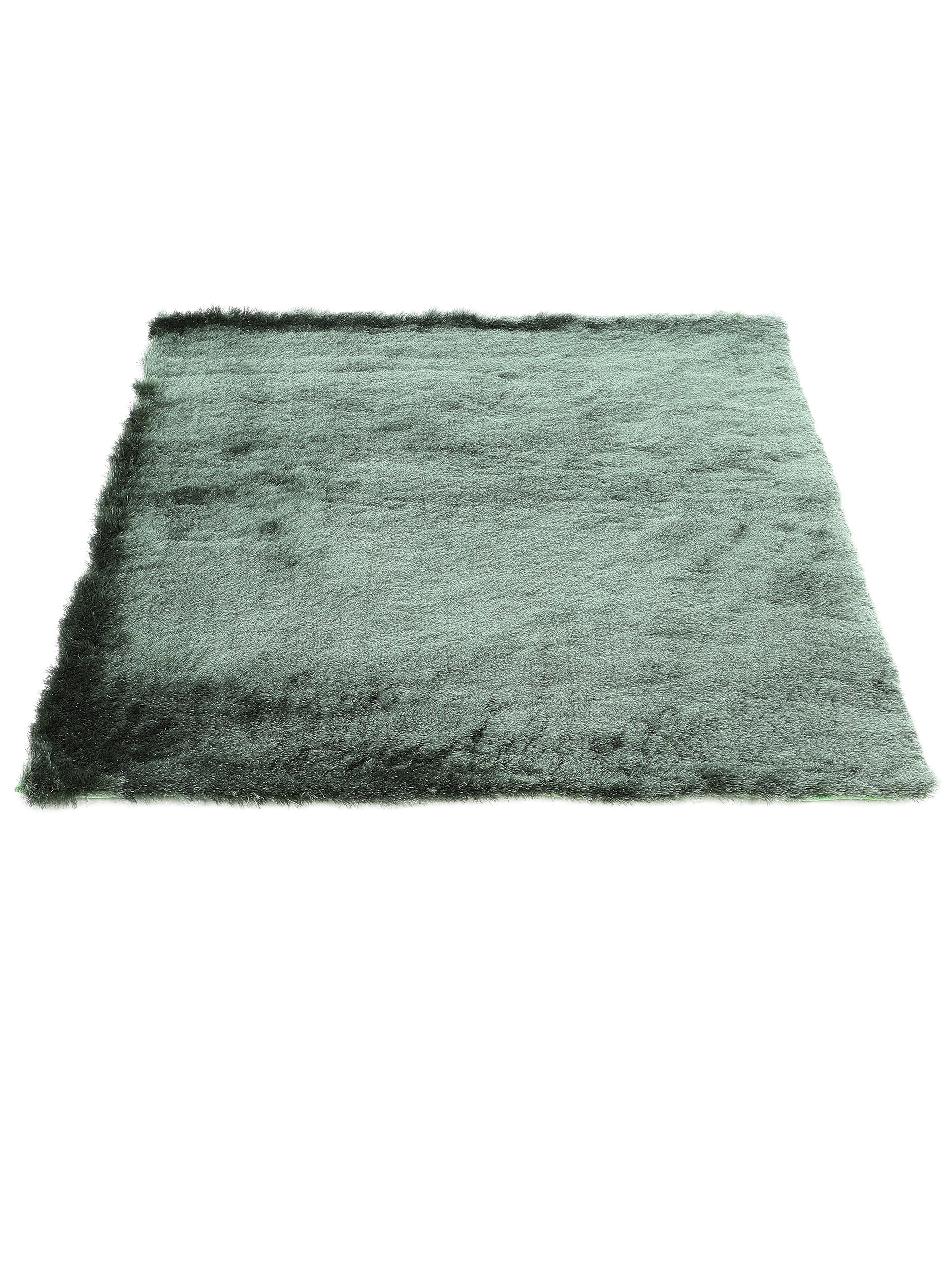 Hochflorteppich Breeze Quadratisch Grün