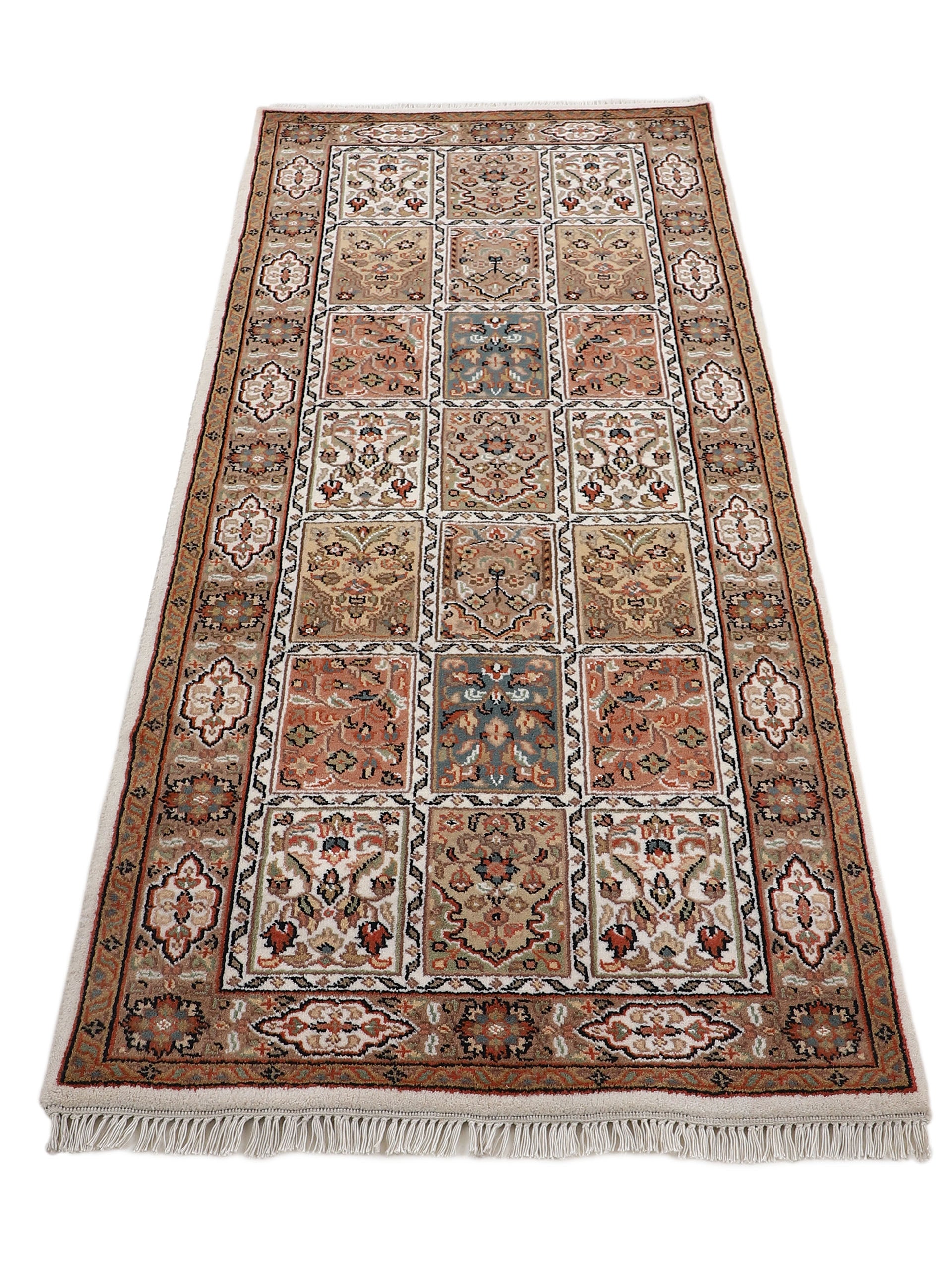 Bakhtiar Teppich Läufer Creme