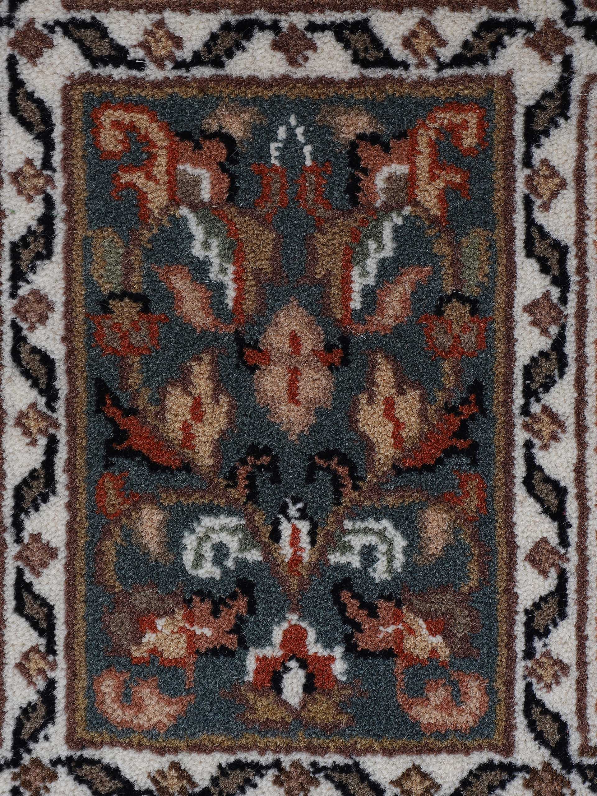 Bakhtiar Teppich Läufer Creme