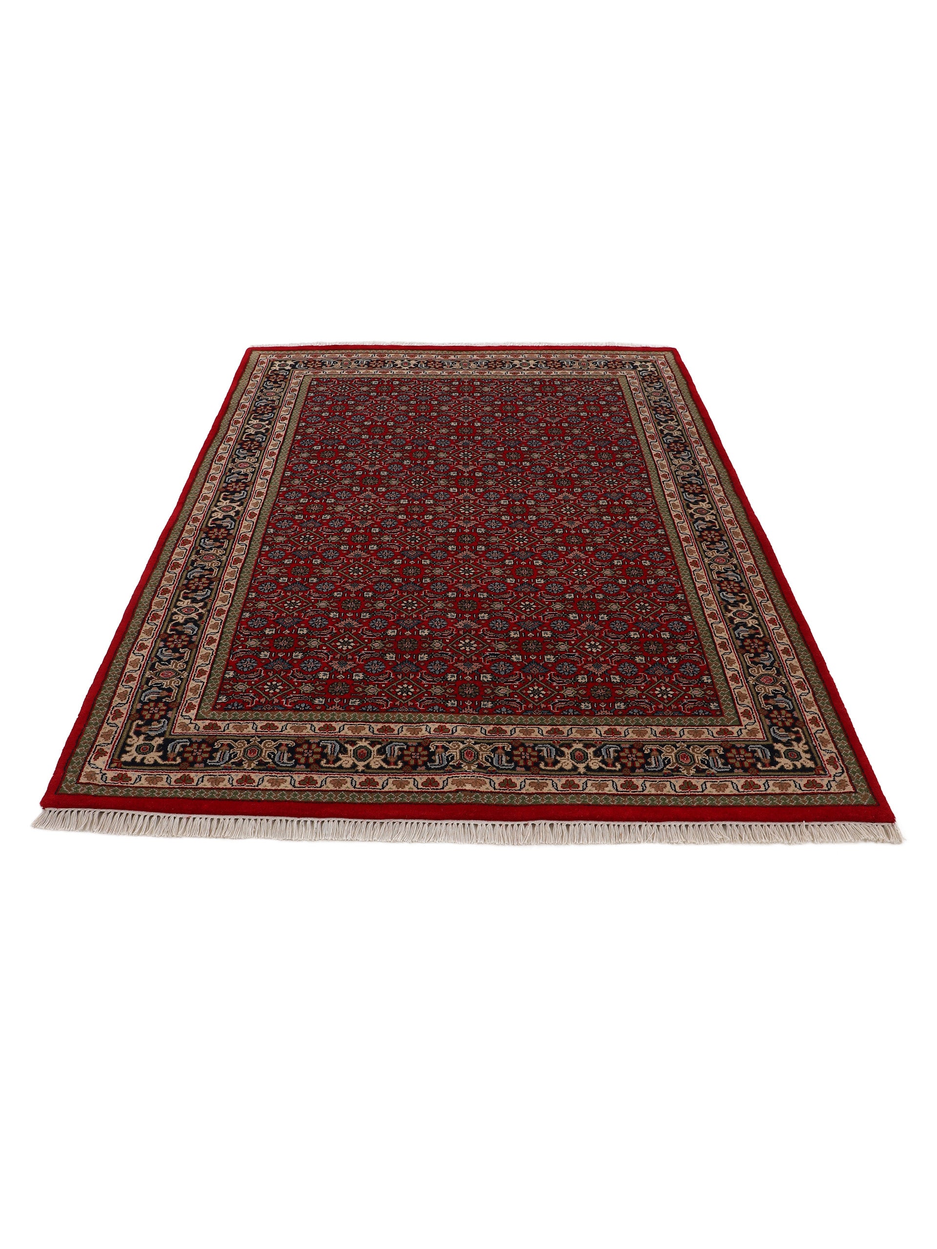 Bidjar Herati Teppich Rot