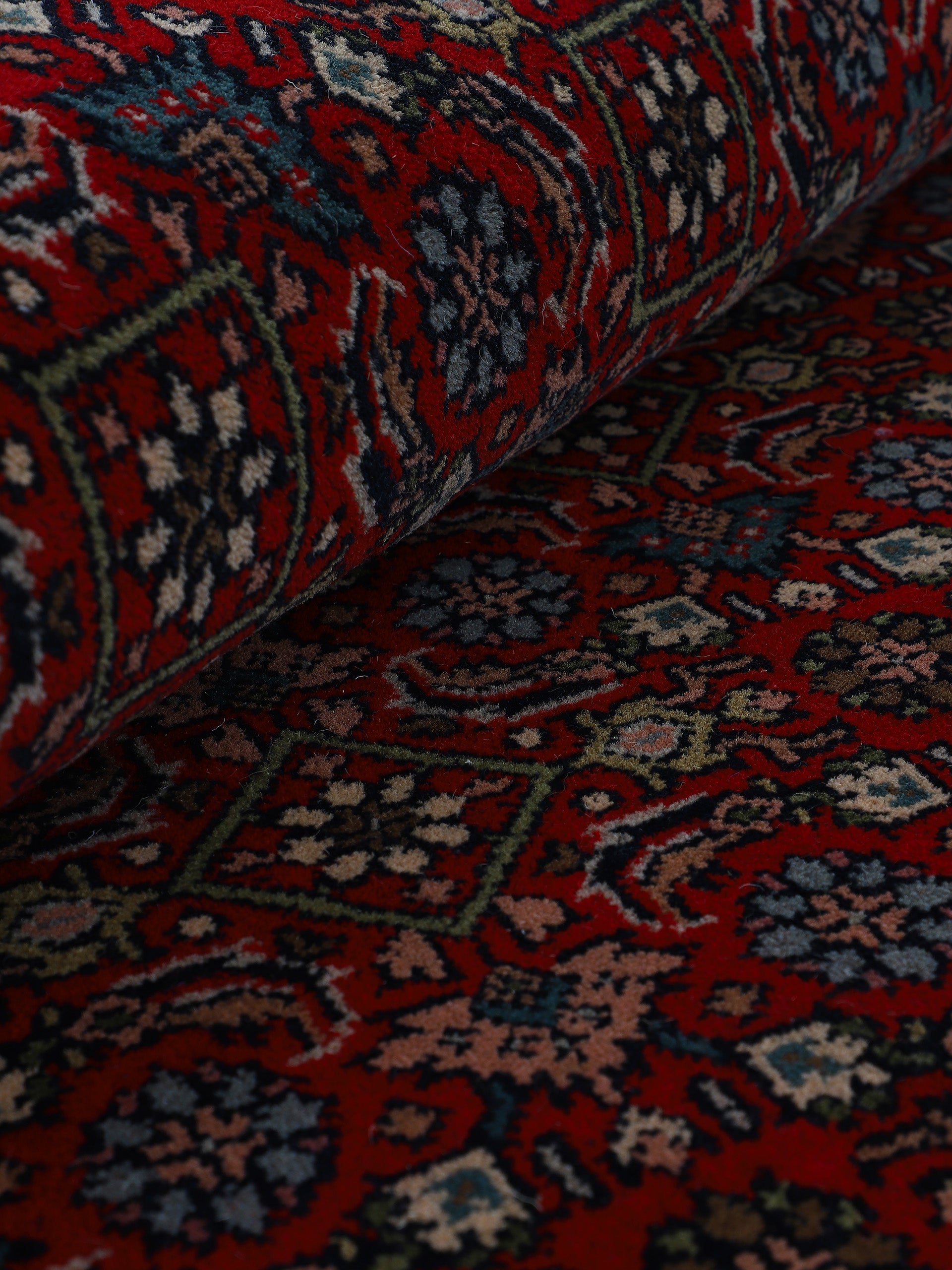 Bidjar Herati Teppich Rot