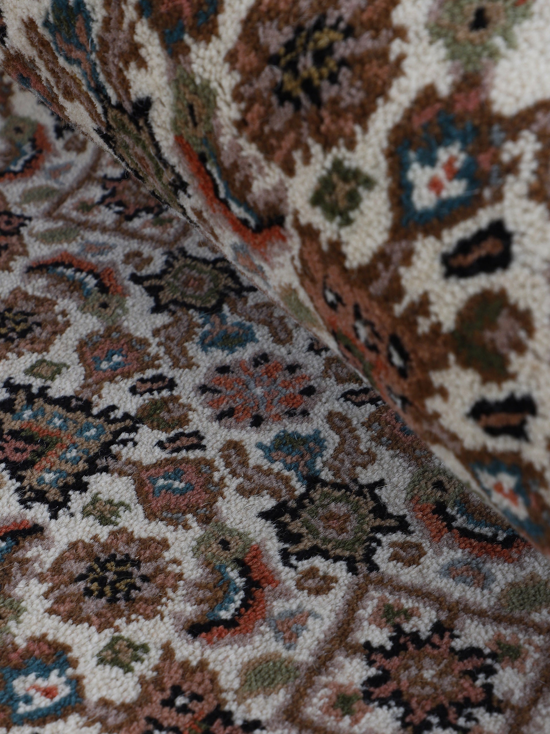 Bidjar Herati Teppich Läufer Creme