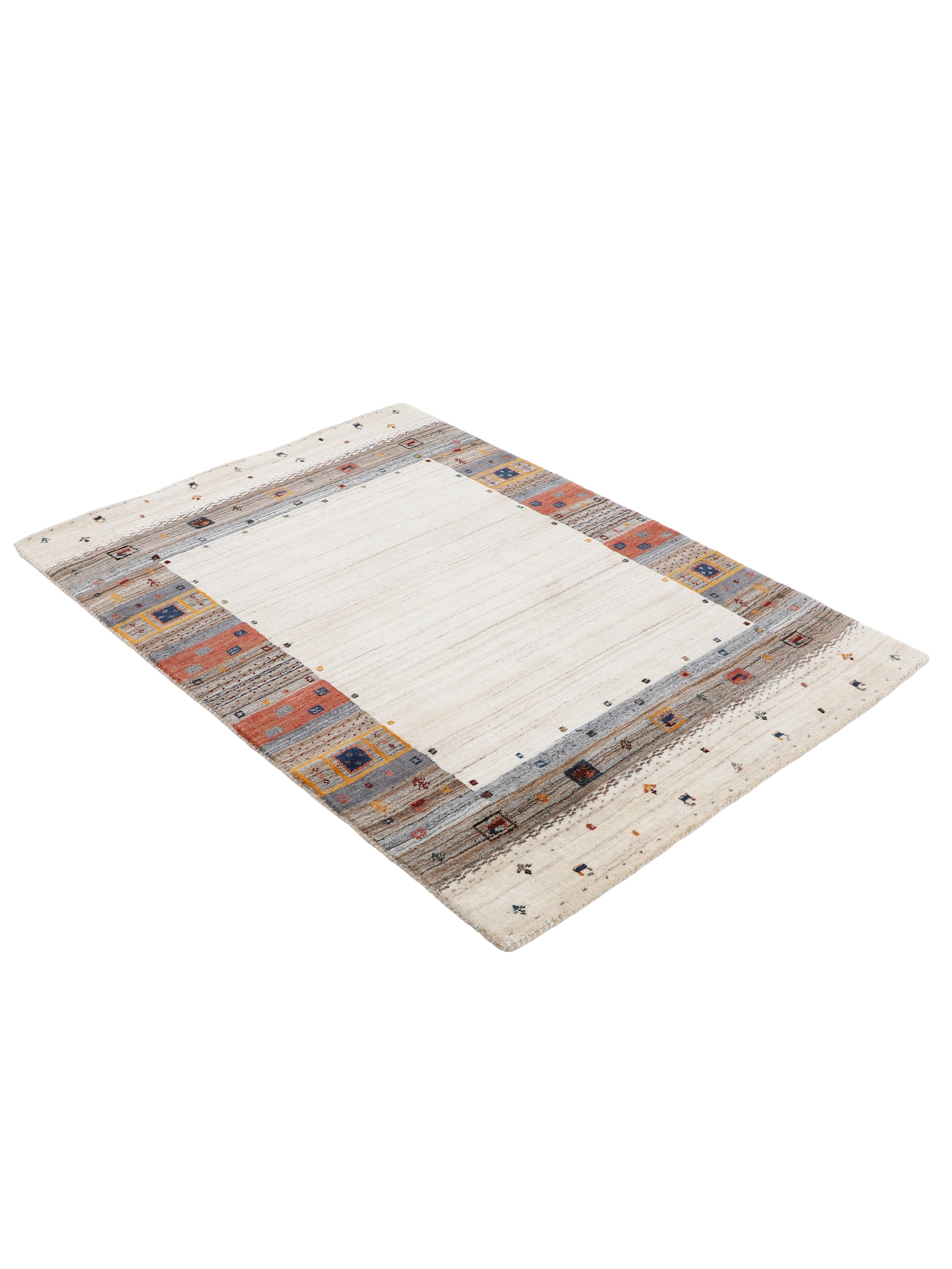 Wollteppich Gabbeh Vida Beige