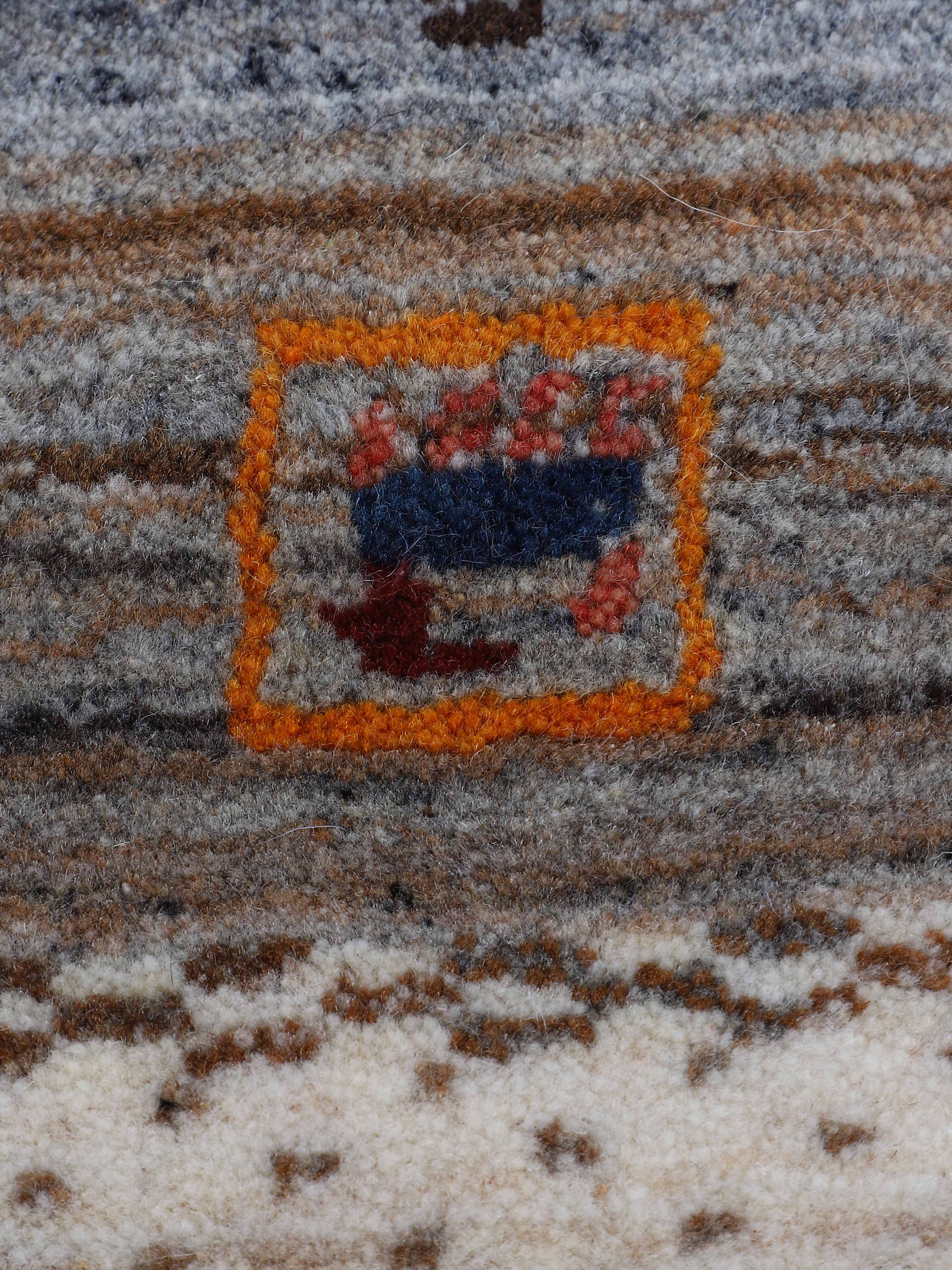 Wollteppich Gabbeh Vida Beige