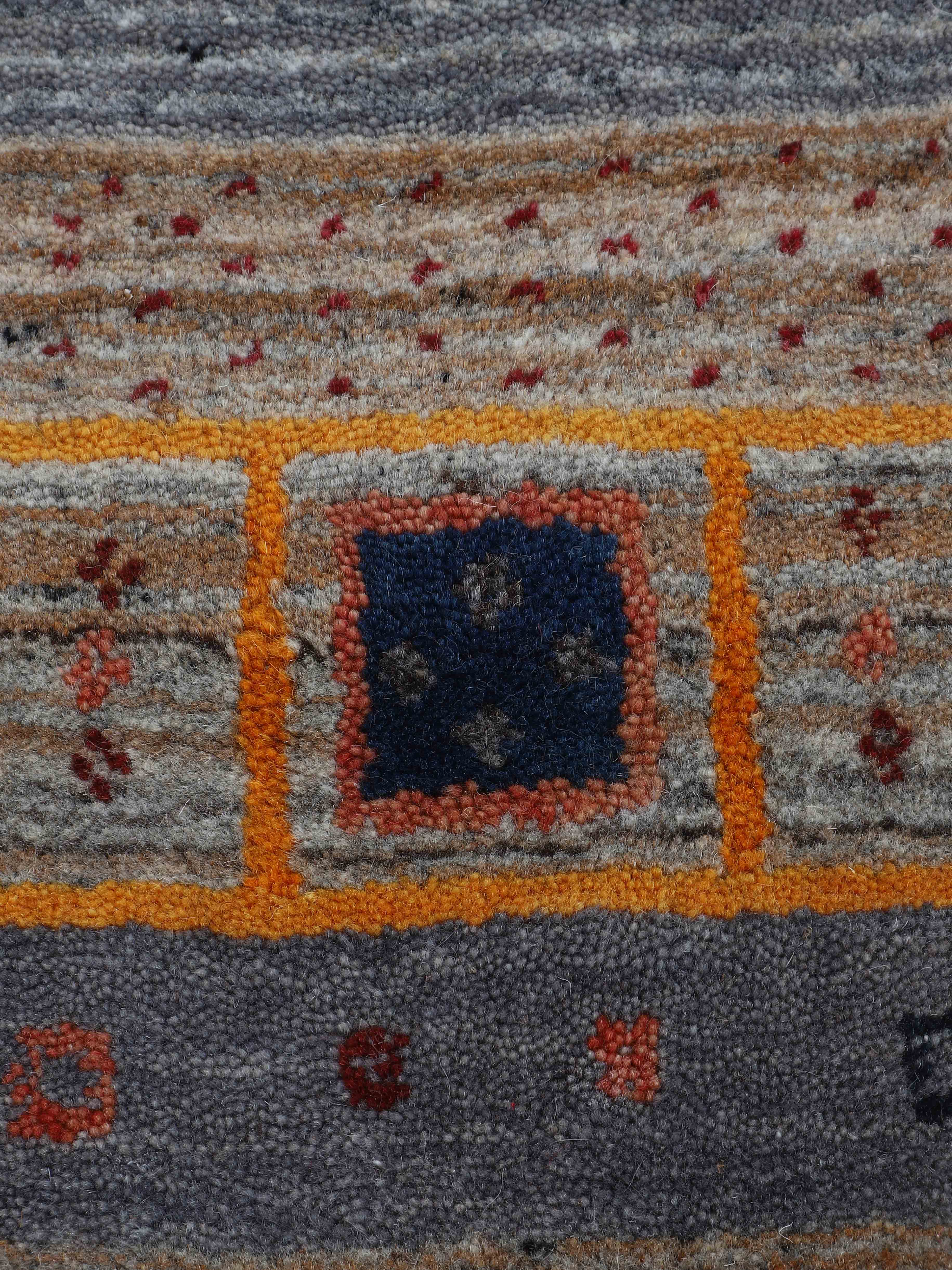 Wollteppich Gabbeh Vida Beige