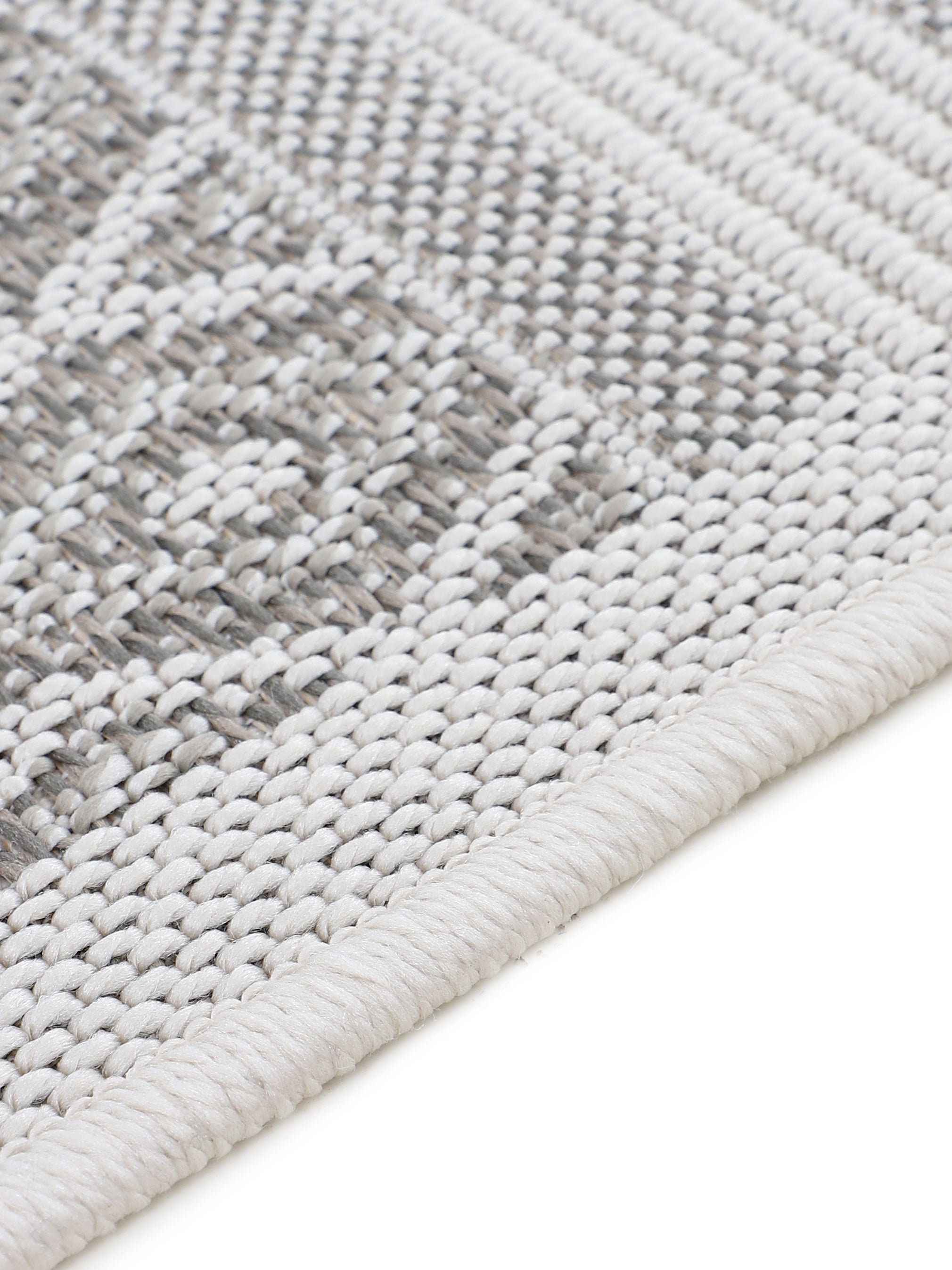 In- & Outdoor Teppich Boho Läufer Beige