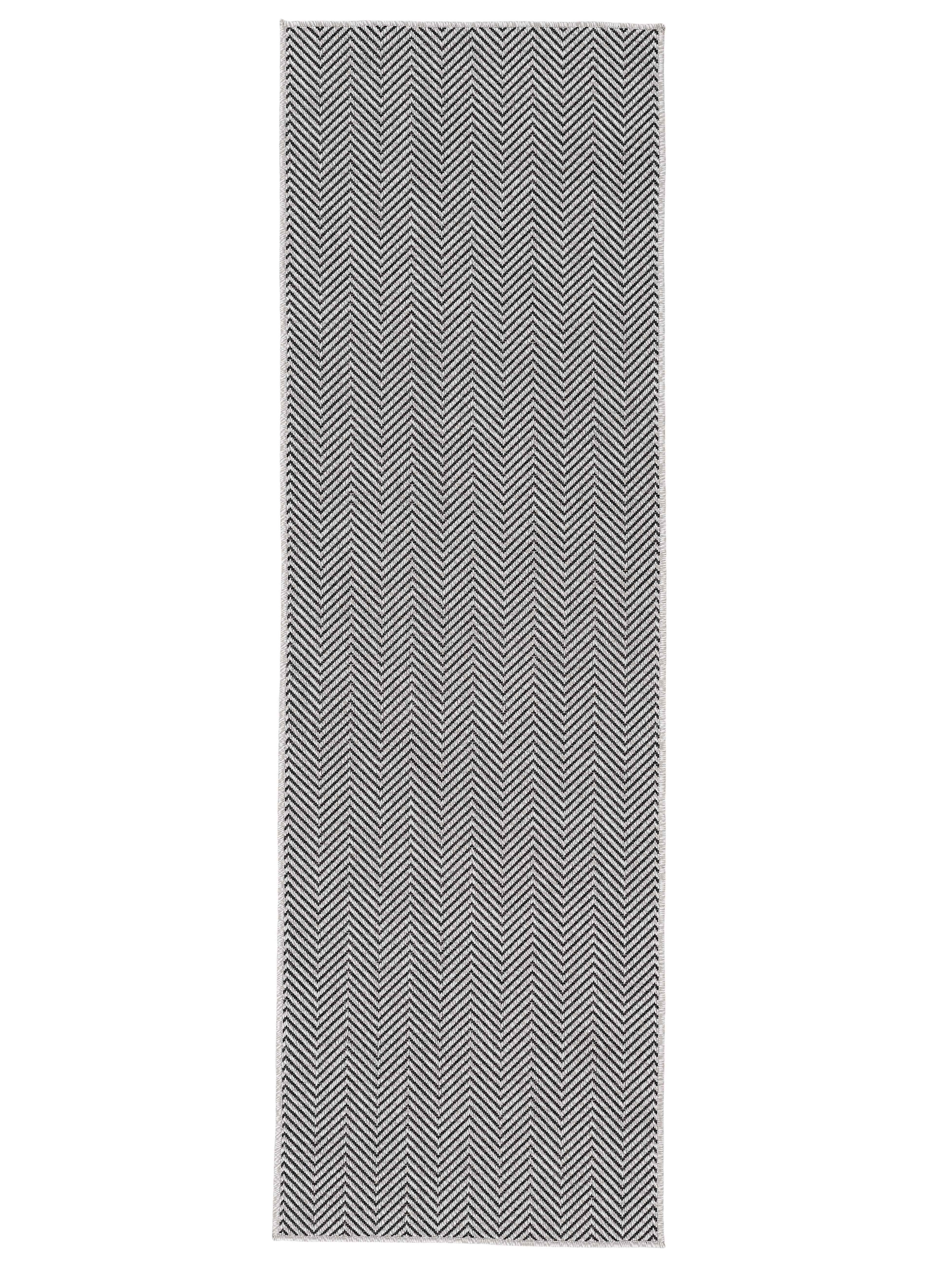 In- & Outdoor Teppich Boho Läufer Beige