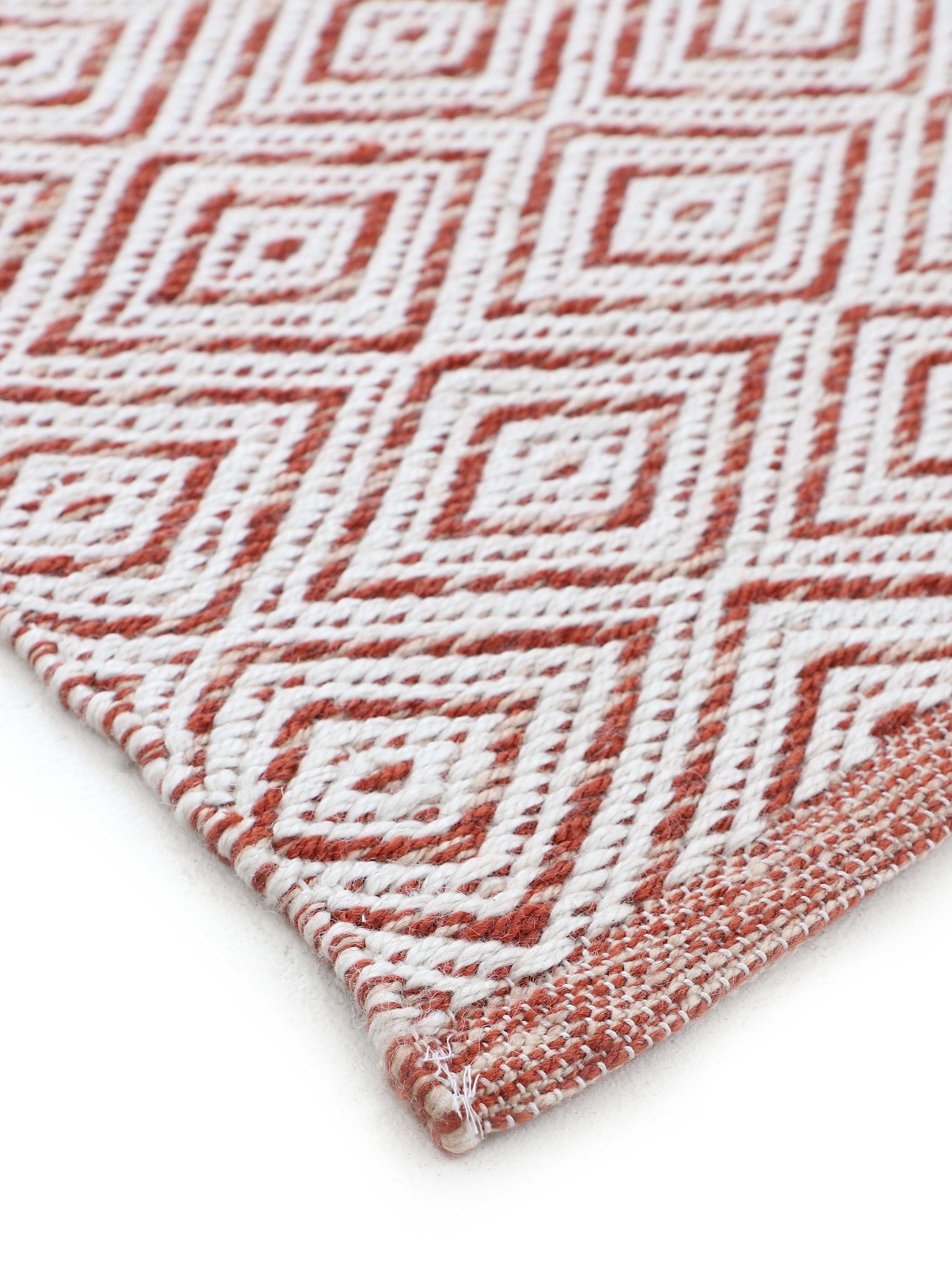 In- & Outdoor Teppich aus recyceltem Material Orange