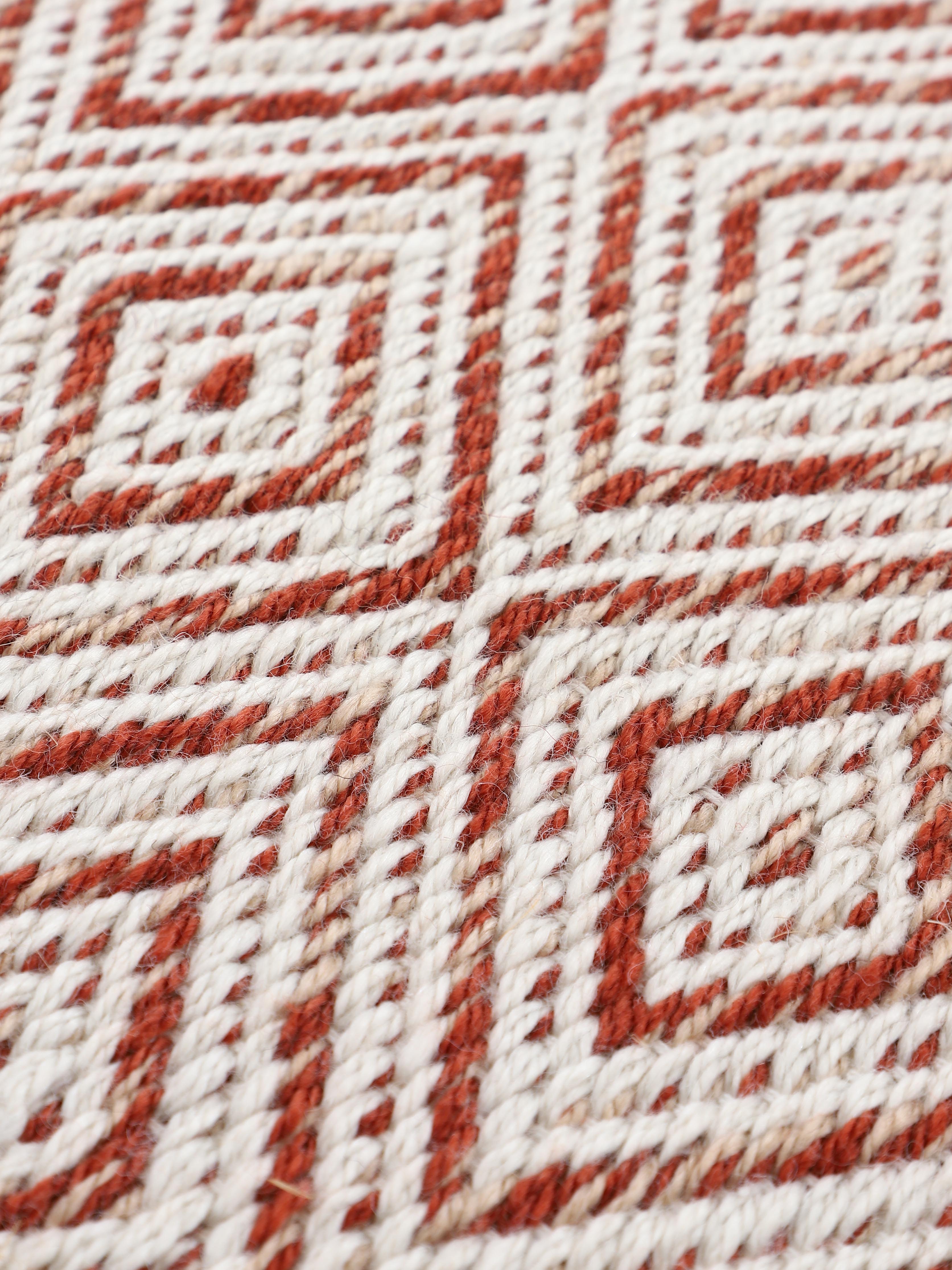 In- & Outdoor Teppich aus recyceltem Material Orange