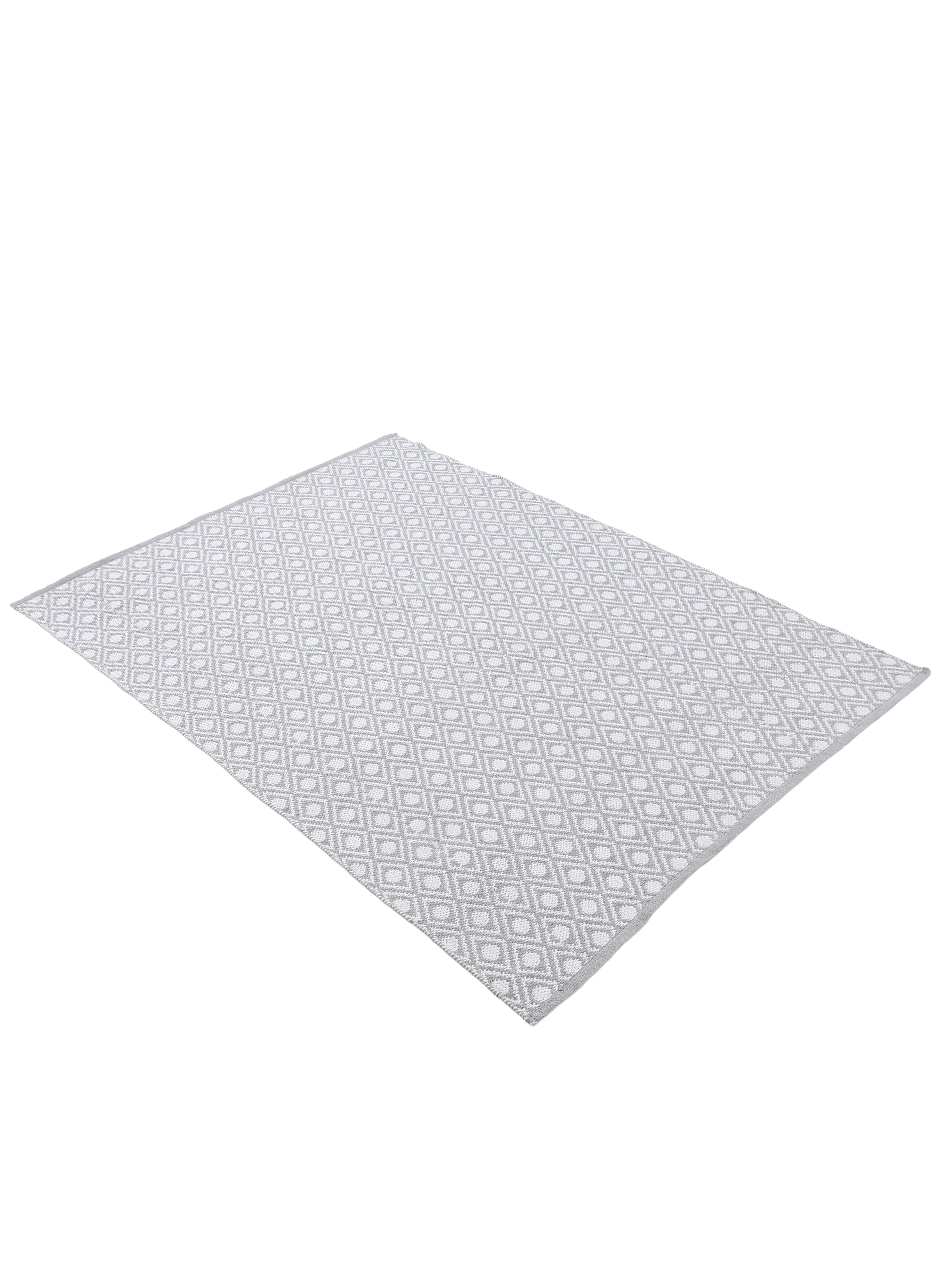 In- & Outdoor Teppich aus recyceltem Material Creme