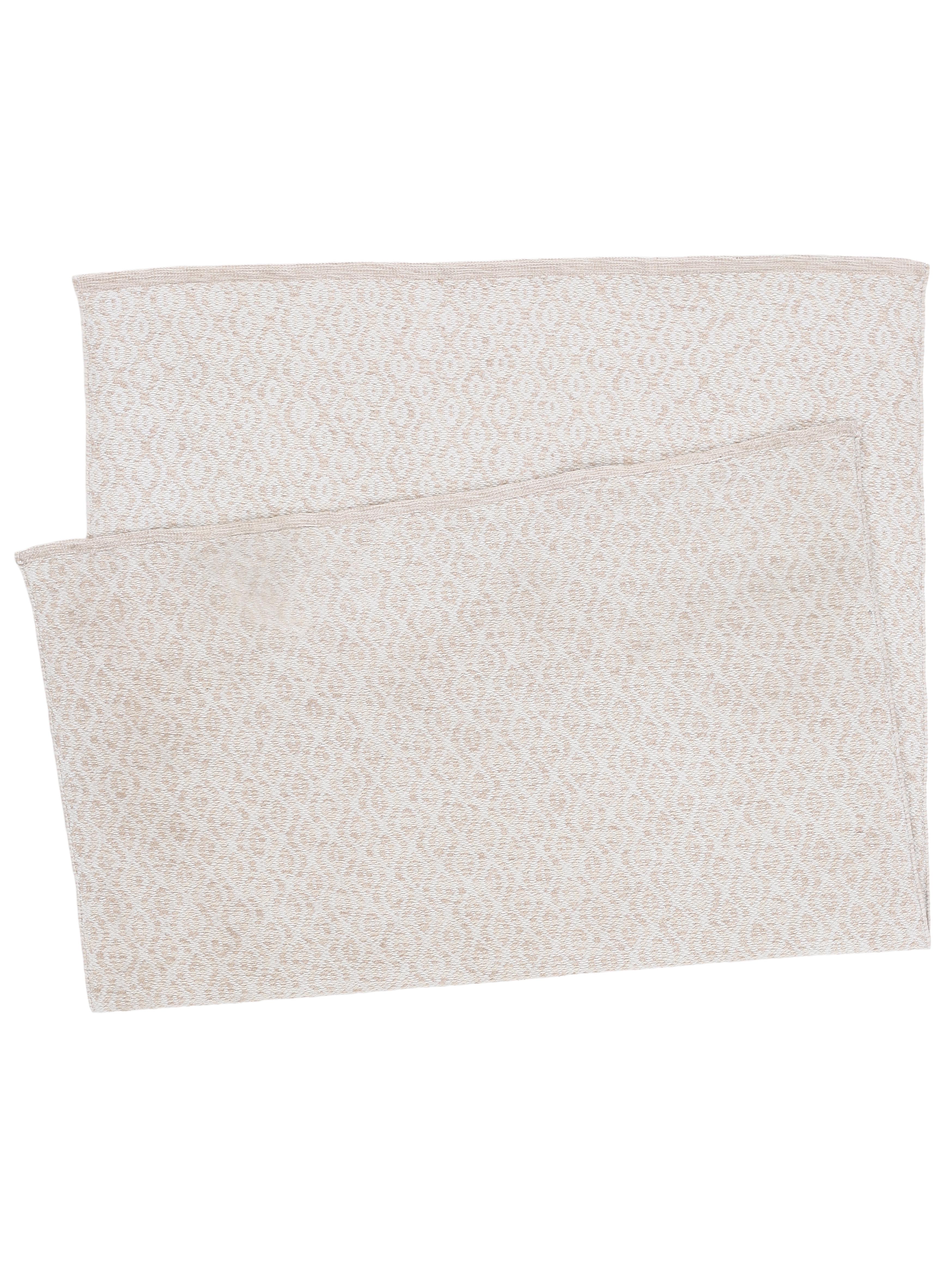 In- & Outdoor Teppich aus recyceltem Material Creme