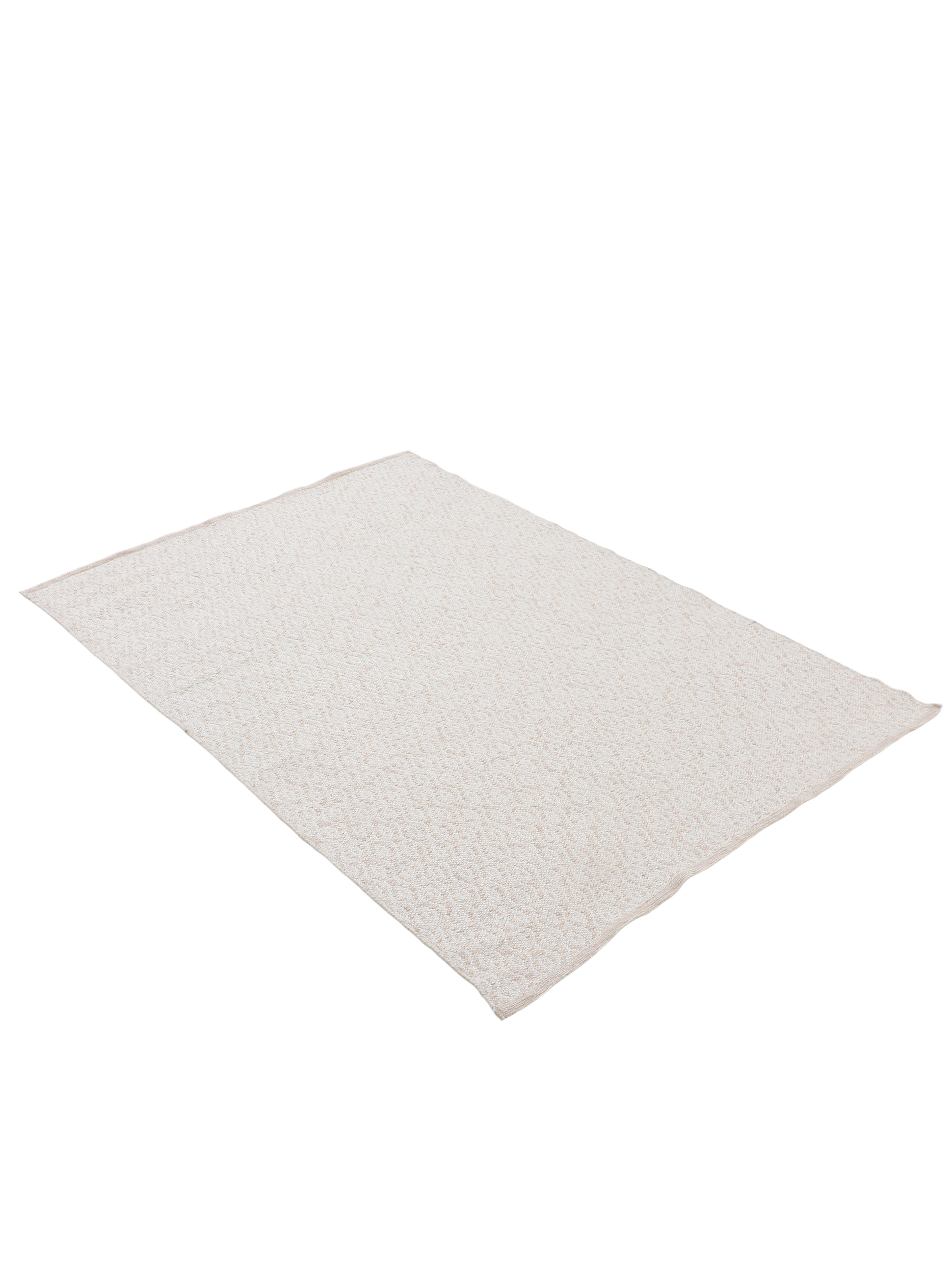 In- & Outdoor Teppich aus recyceltem Material Creme