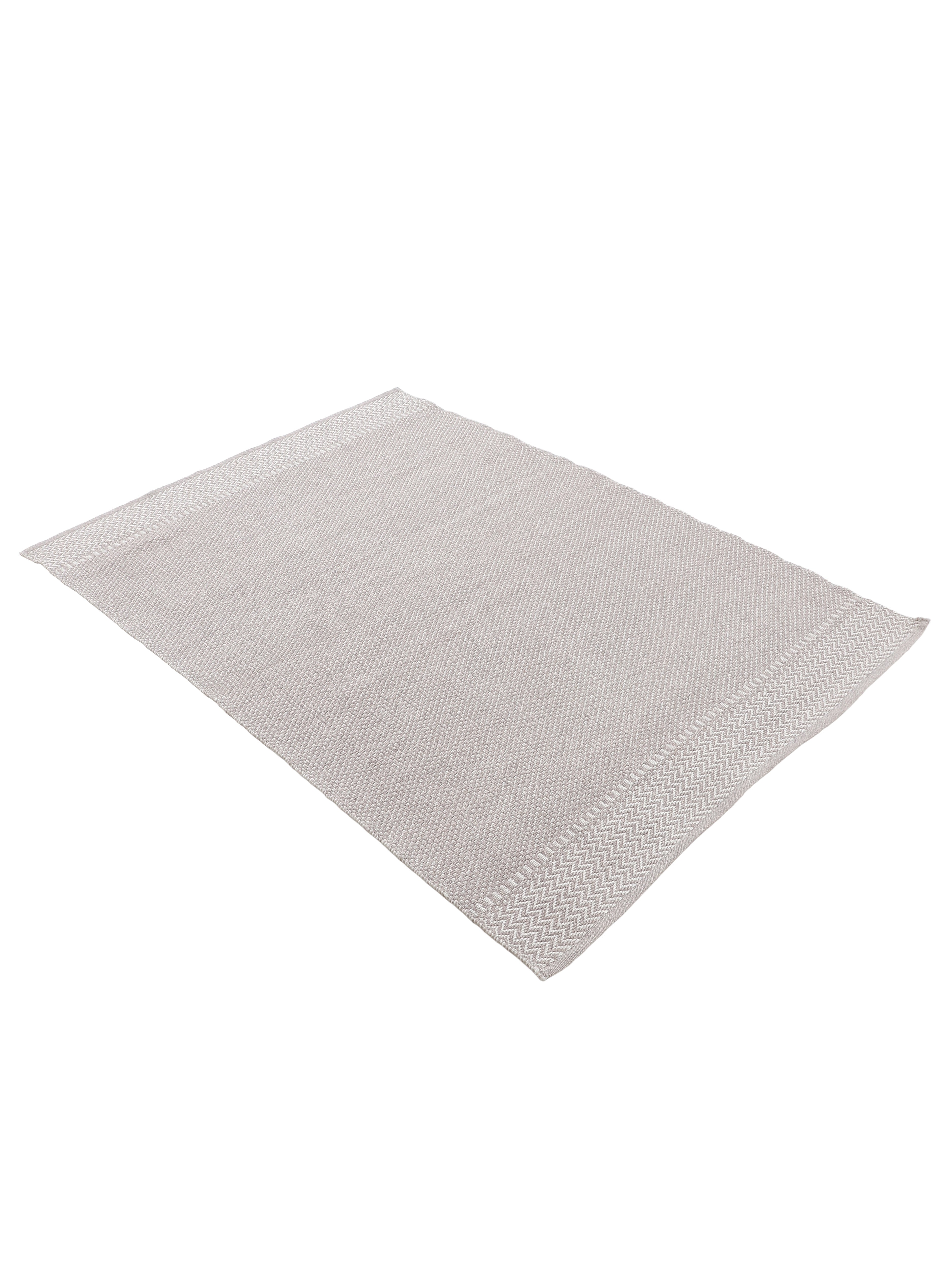 In- & Outdoor Teppich aus recyceltem Material Creme