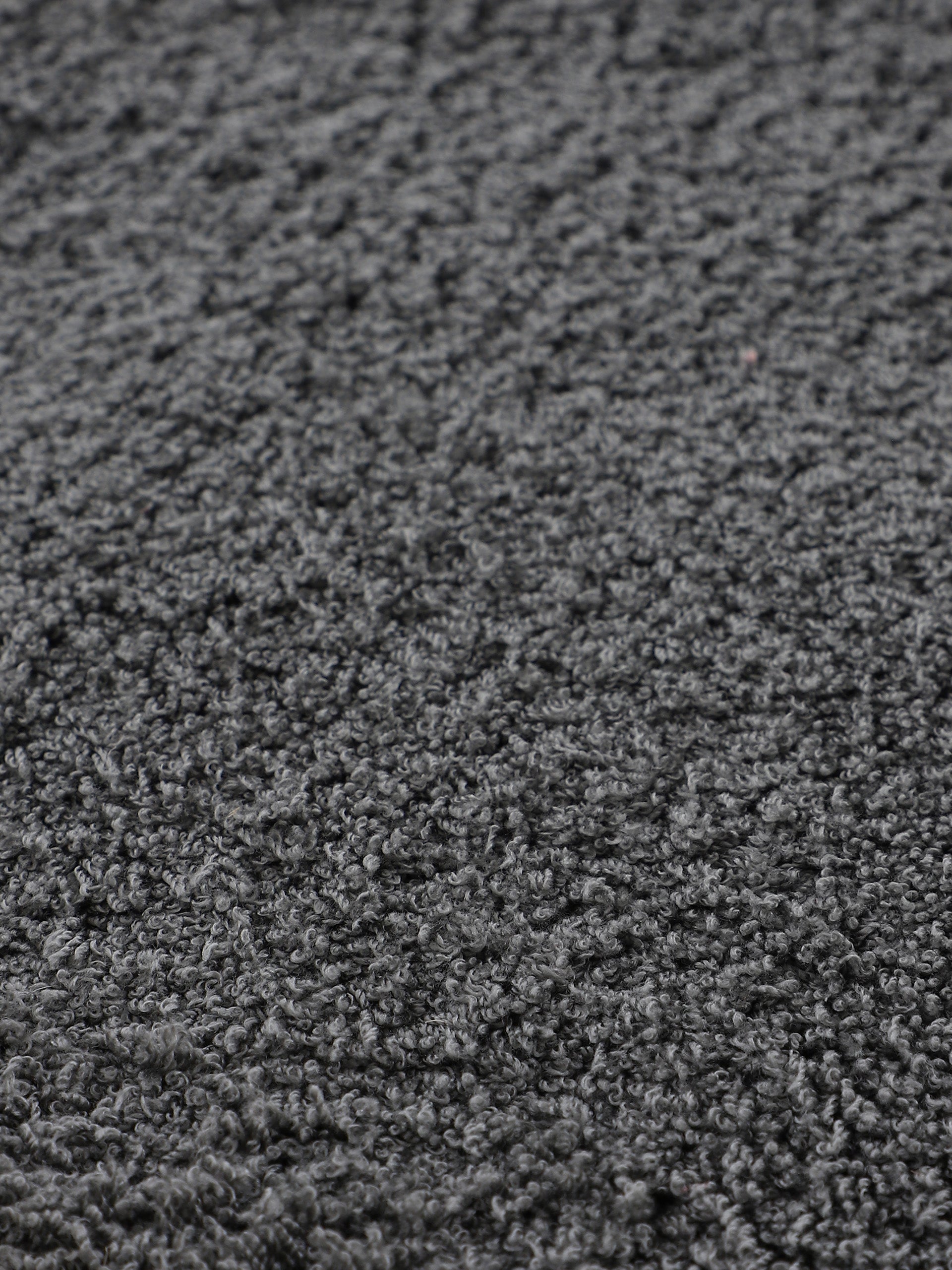 Hochflorteppich Silky Rund Grau