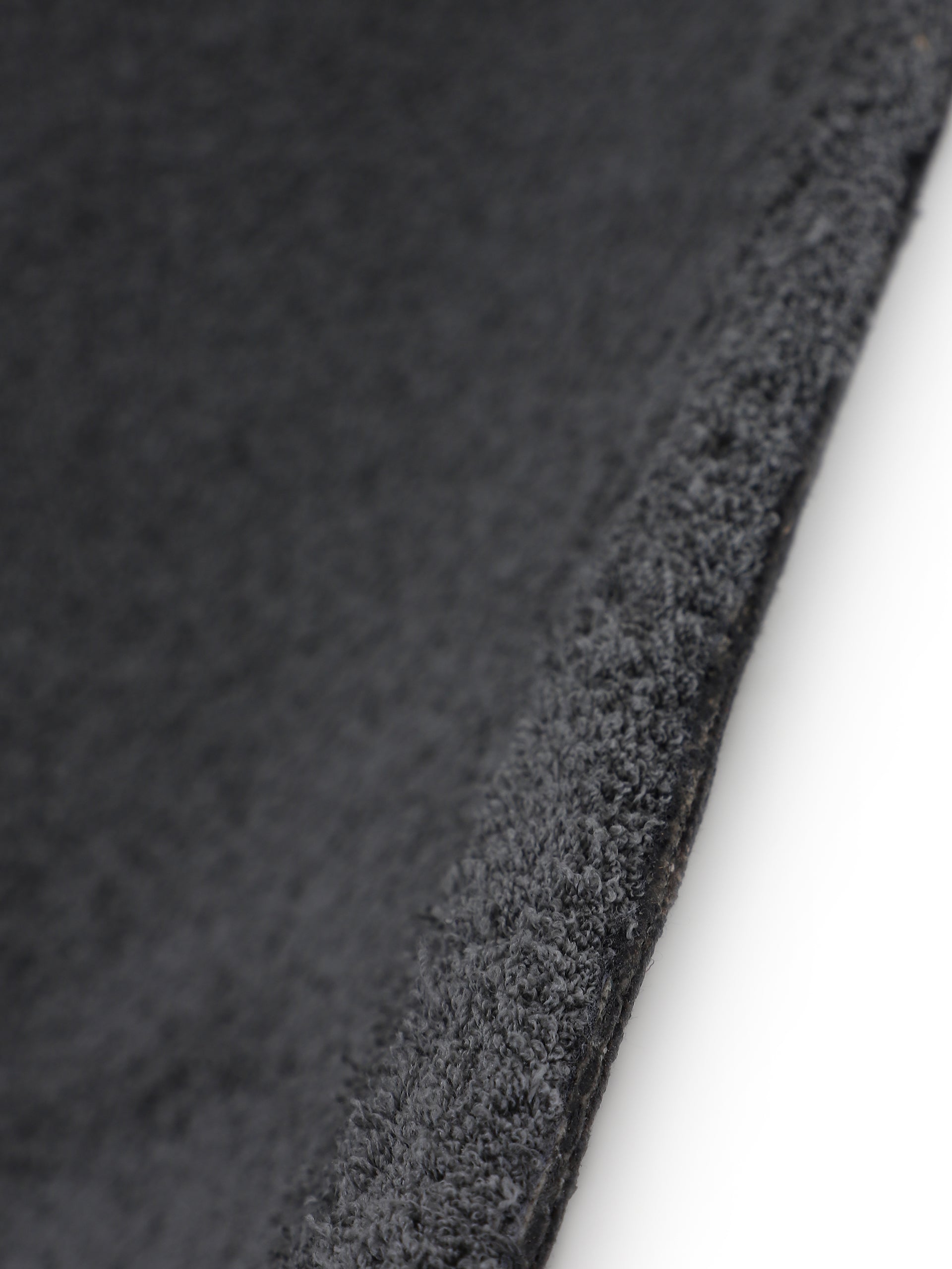 Hochflorteppich Silky Rund Grau