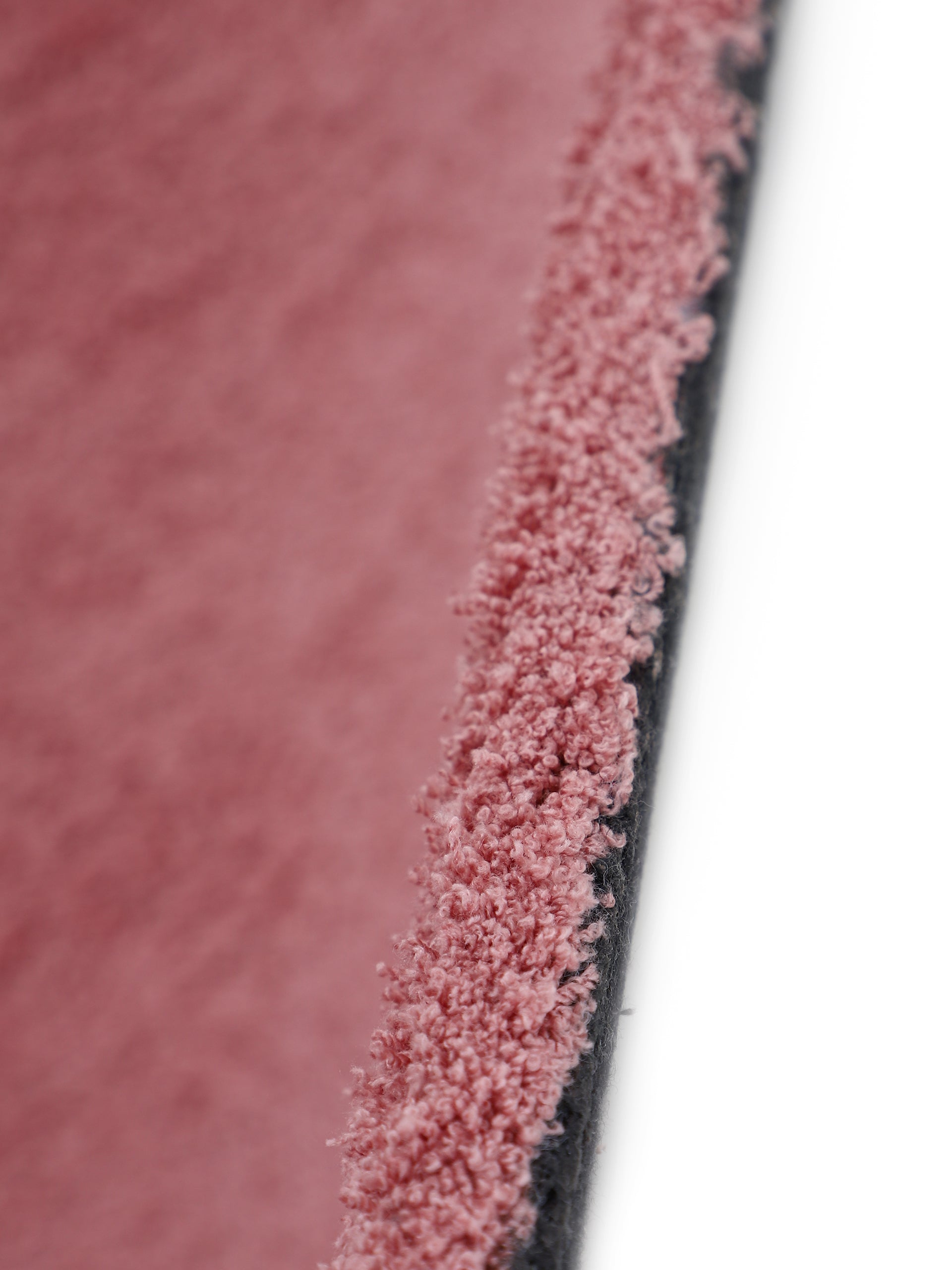 Hochflorteppich Silky Rund Rosa