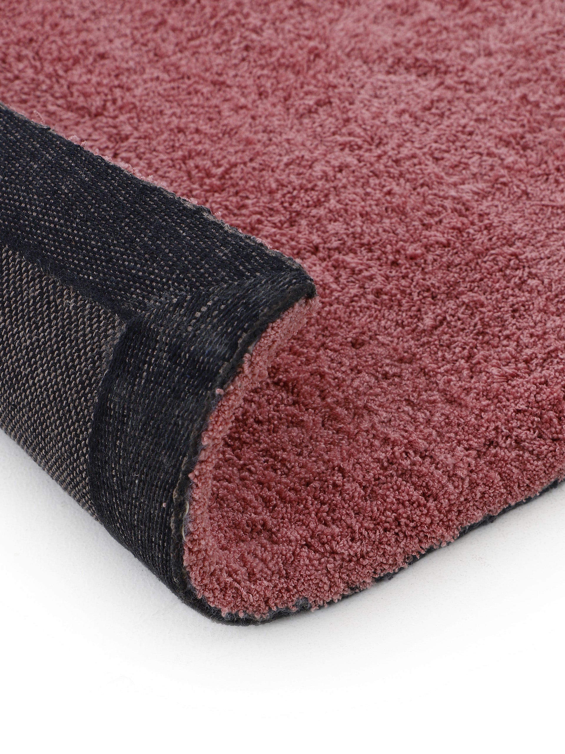 Hochflorteppich Silky Rund Rosa