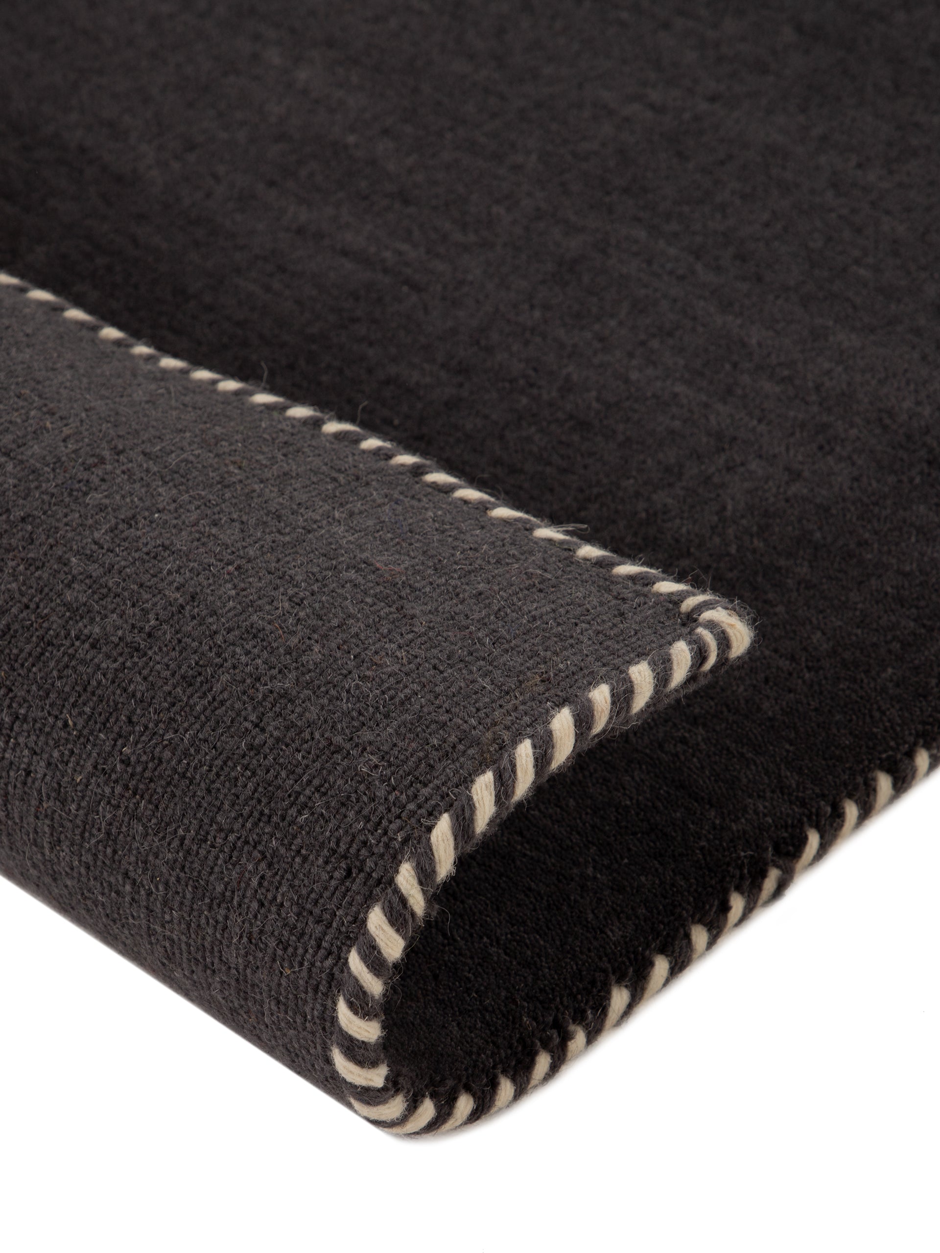 Wollteppich Gabbeh Lola Dunkelgrau aus Wolle