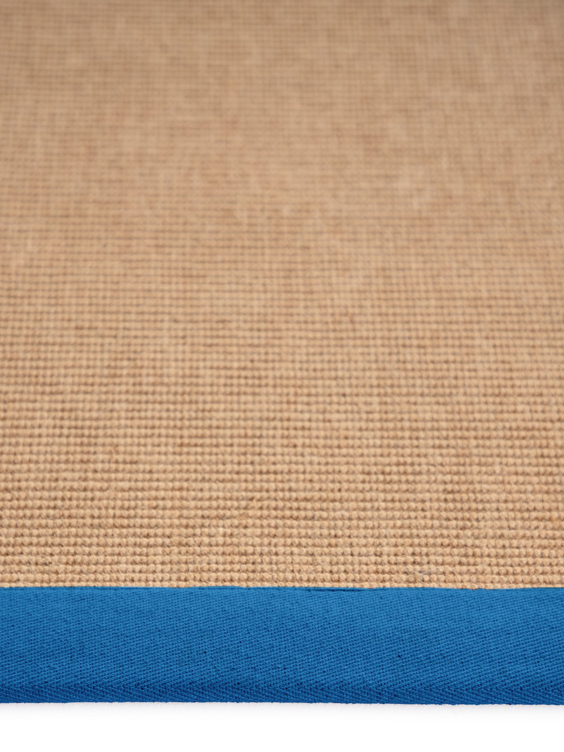 Sisalteppich Läufer Blau in blau aus sisal/jute