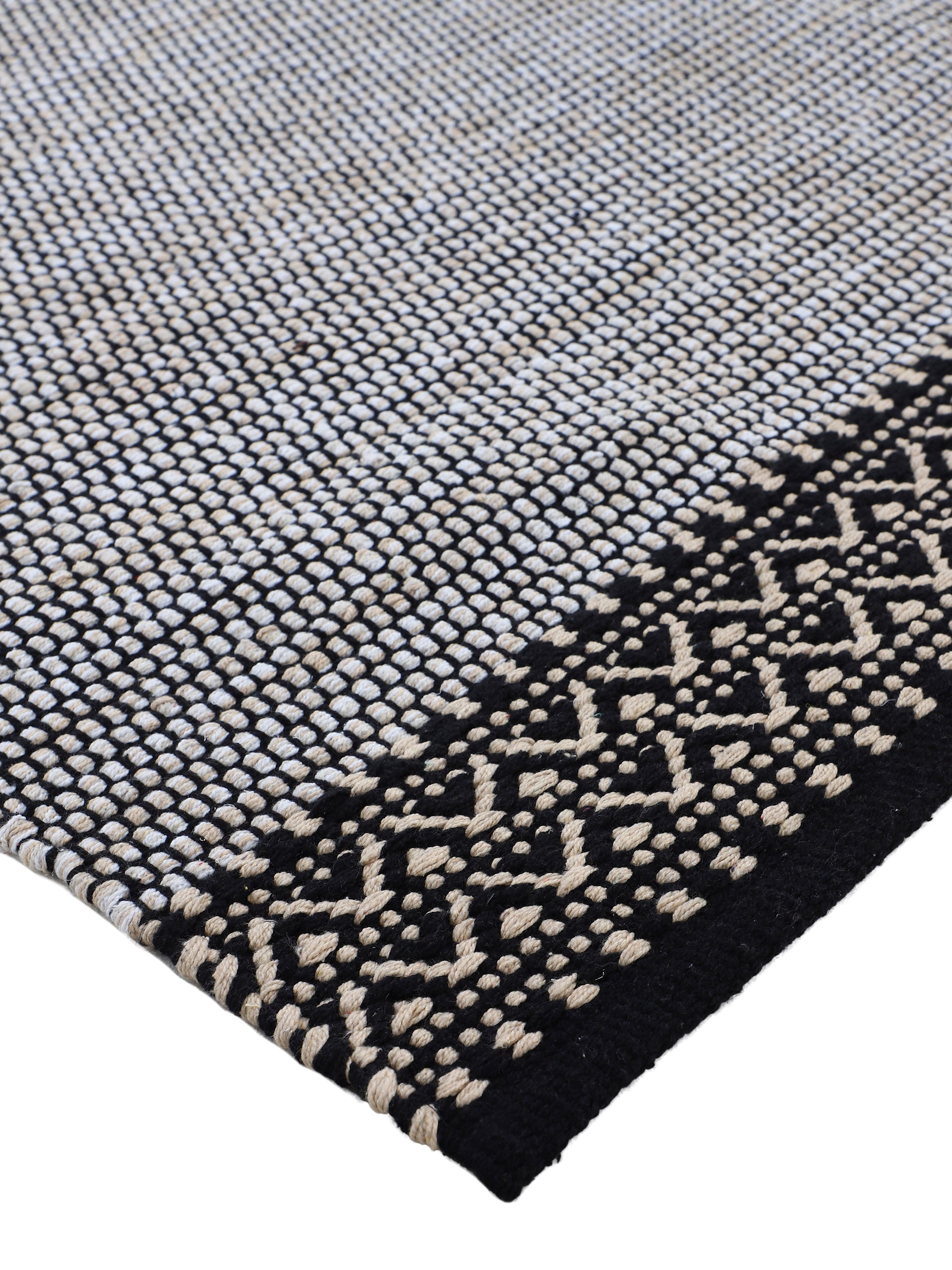 Flachgewebeteppich Kelim Mia Läufer Beige in beige aus baumwolle