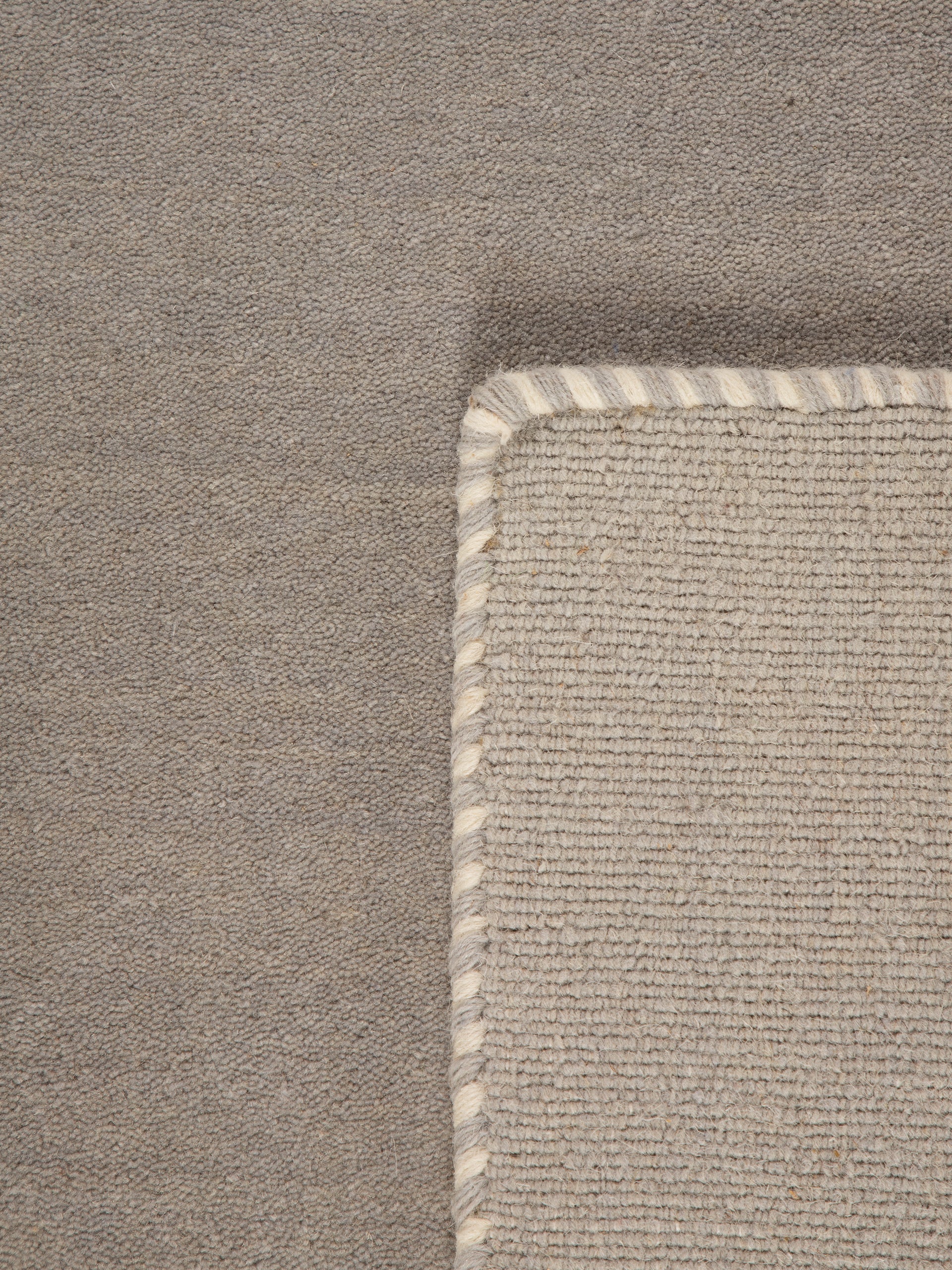 Wollteppich Gabbeh Lola Hellgrau aus Wolle