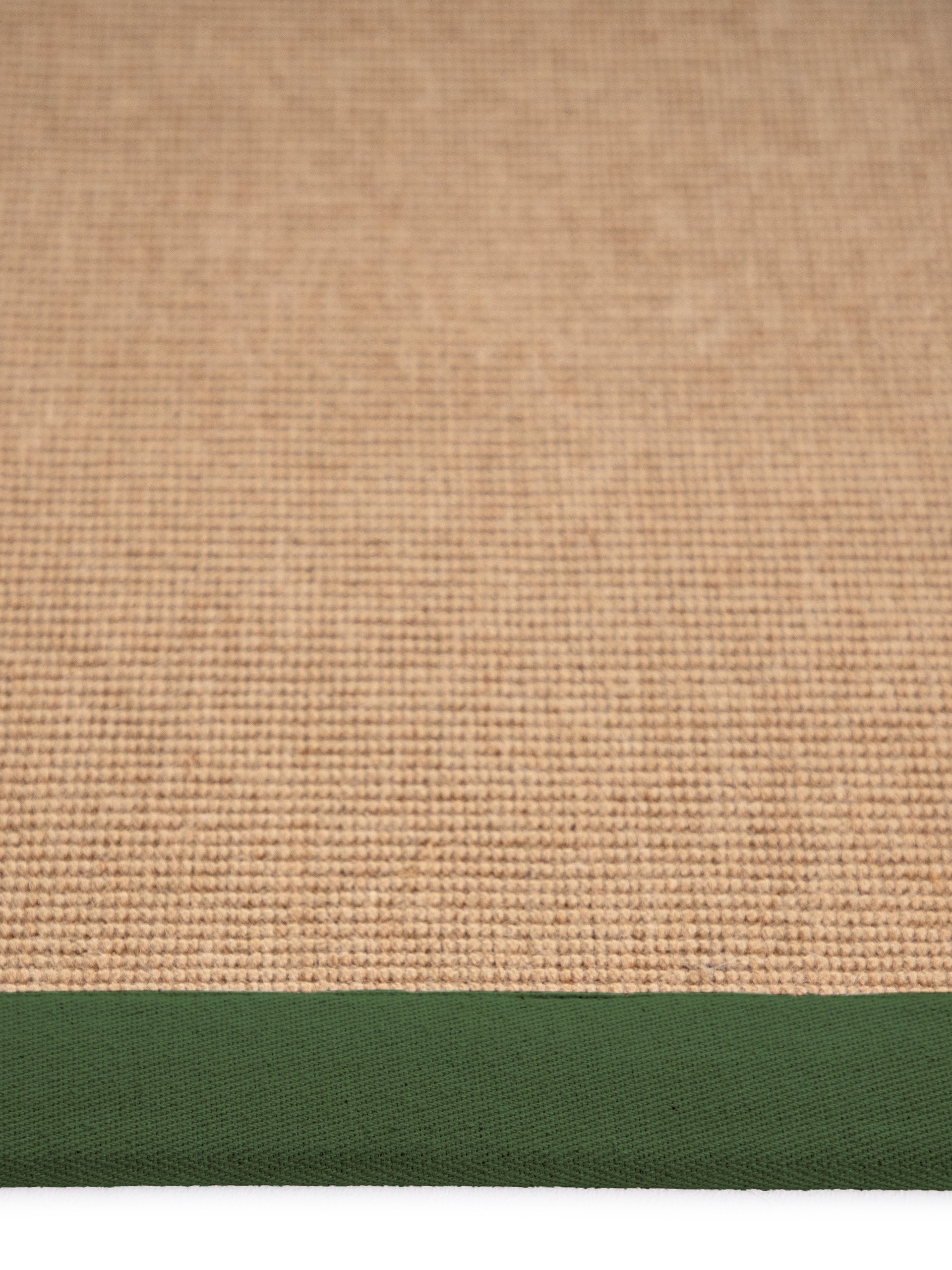 Sisalteppich Läufer Grün in grün aus sisal/jute